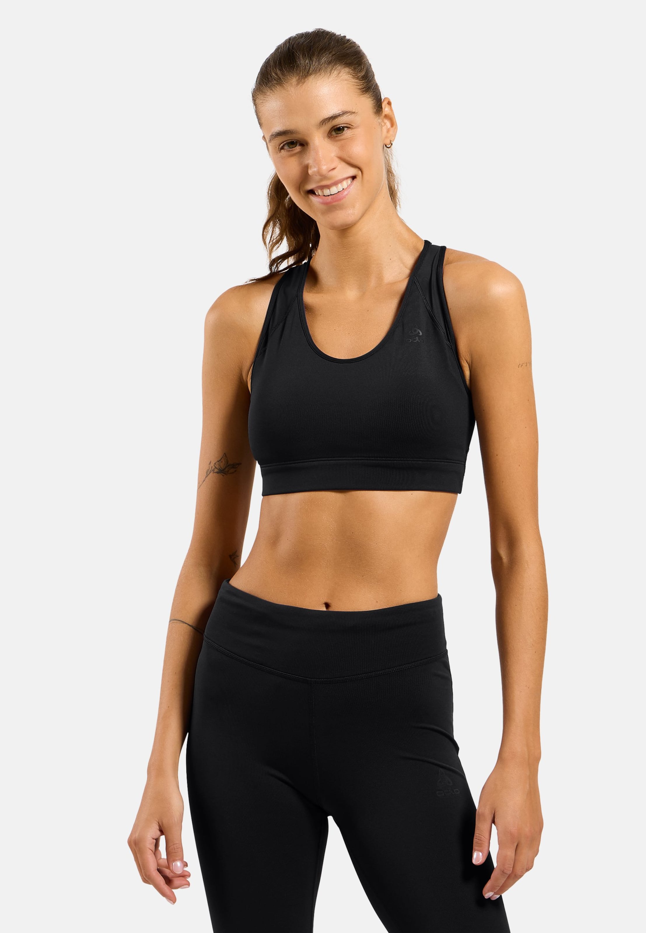 Odlo Sport-BH mit mittlerem Halt für Damen, XL, schwarz