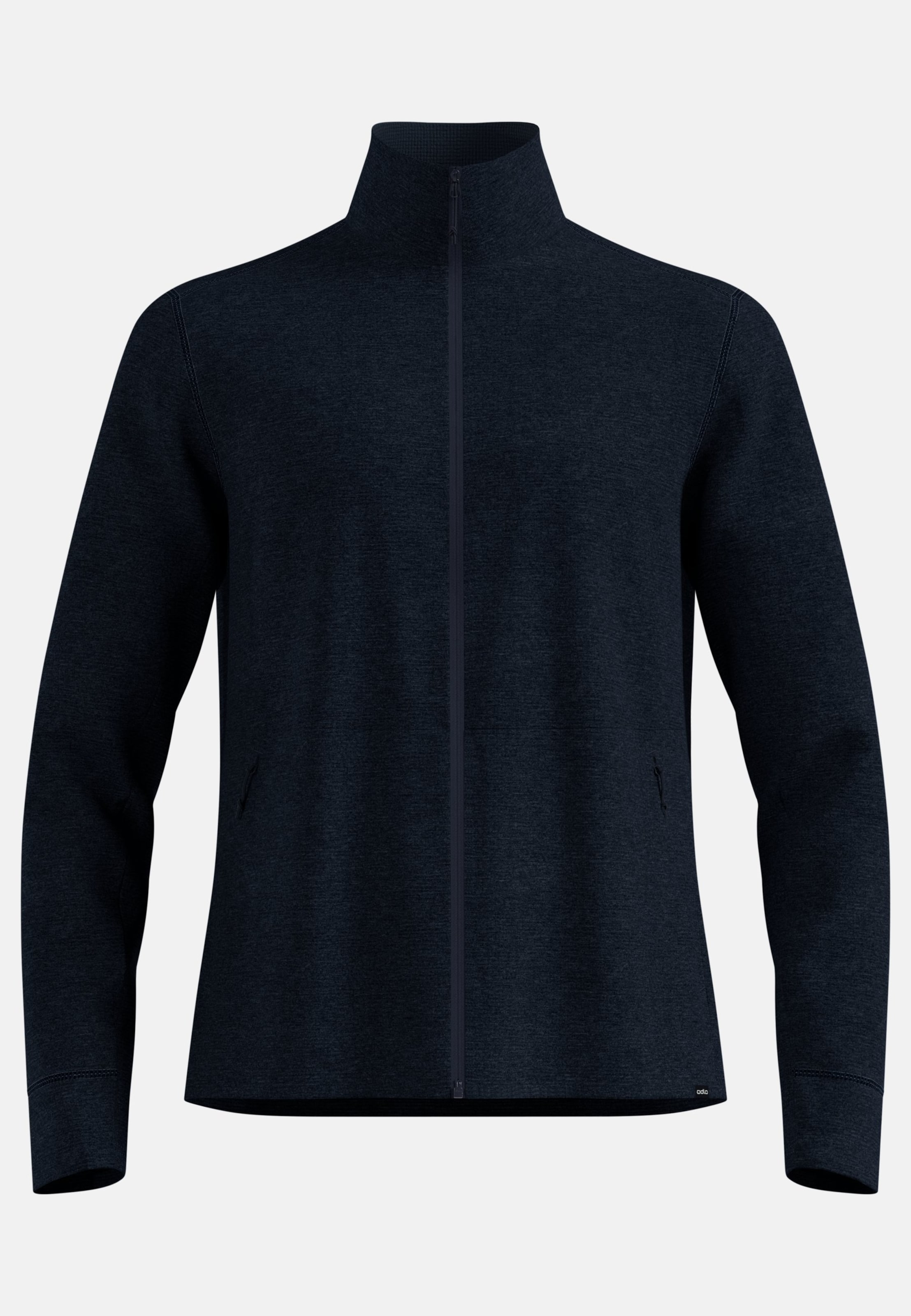 Odlo Grid Fleece Mid Layer Full-Zip für Herren - Wandern, Ski & Snow - marineblau, S