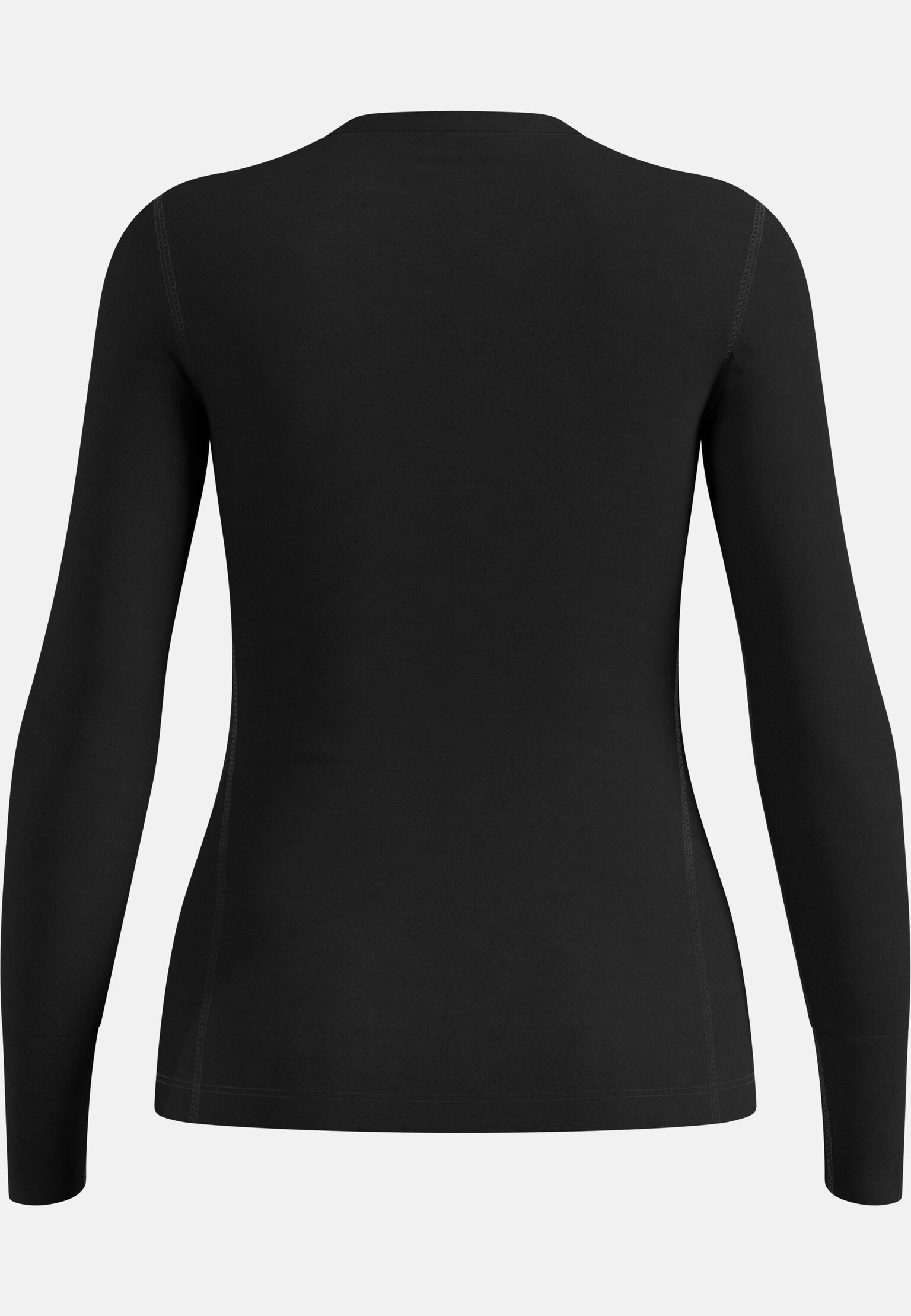 Natural 100% Merino Warm-basislaagtop met lange mouwen voor dames