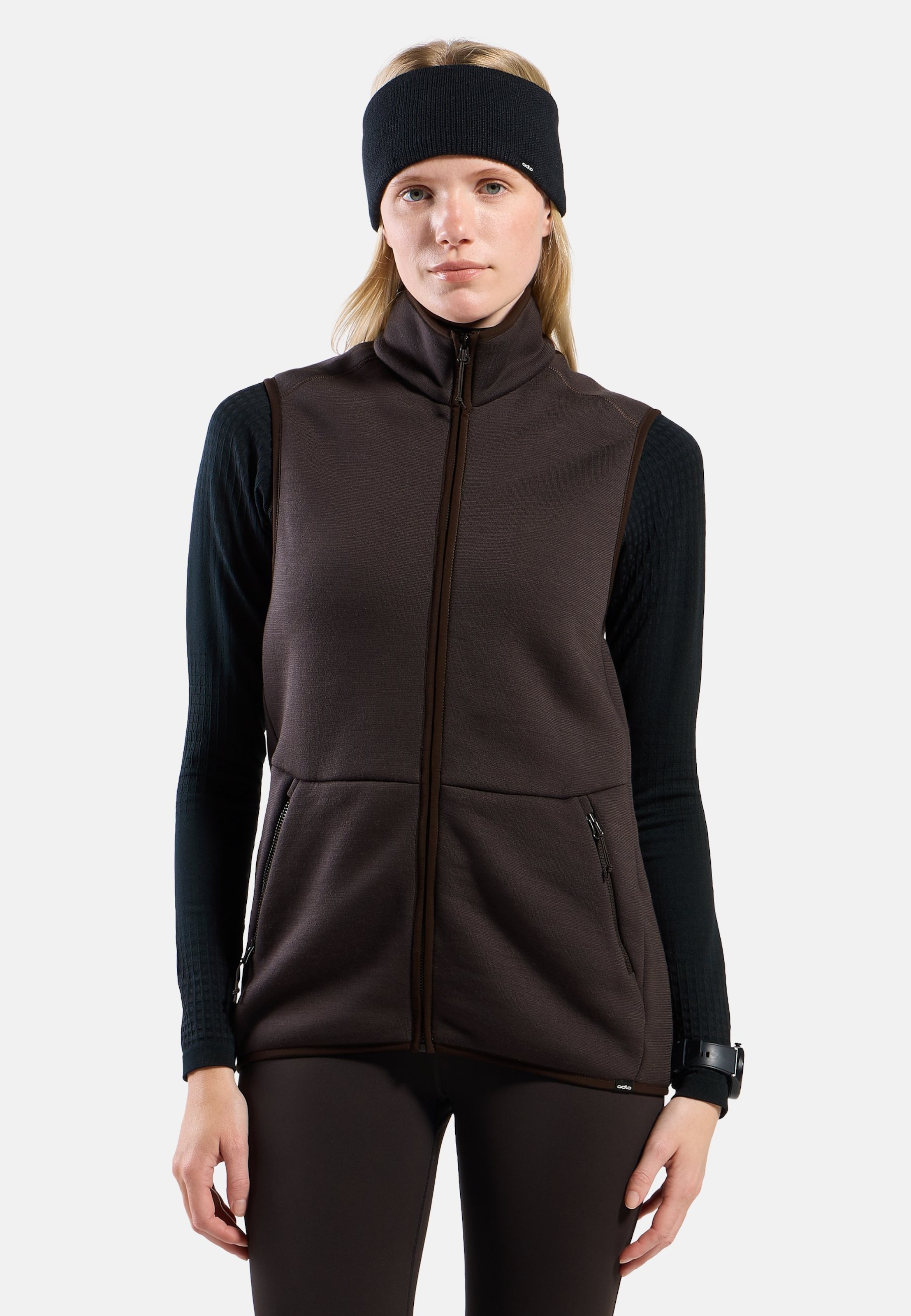 Odlo Wool Mid Layer für Kinder - Wandern, Ski & Snow - braun, M/L