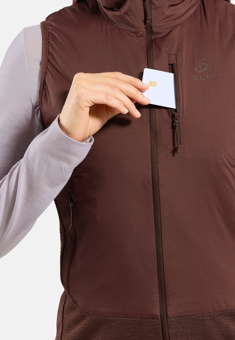 The Ascent wool insulated hybrid vest
