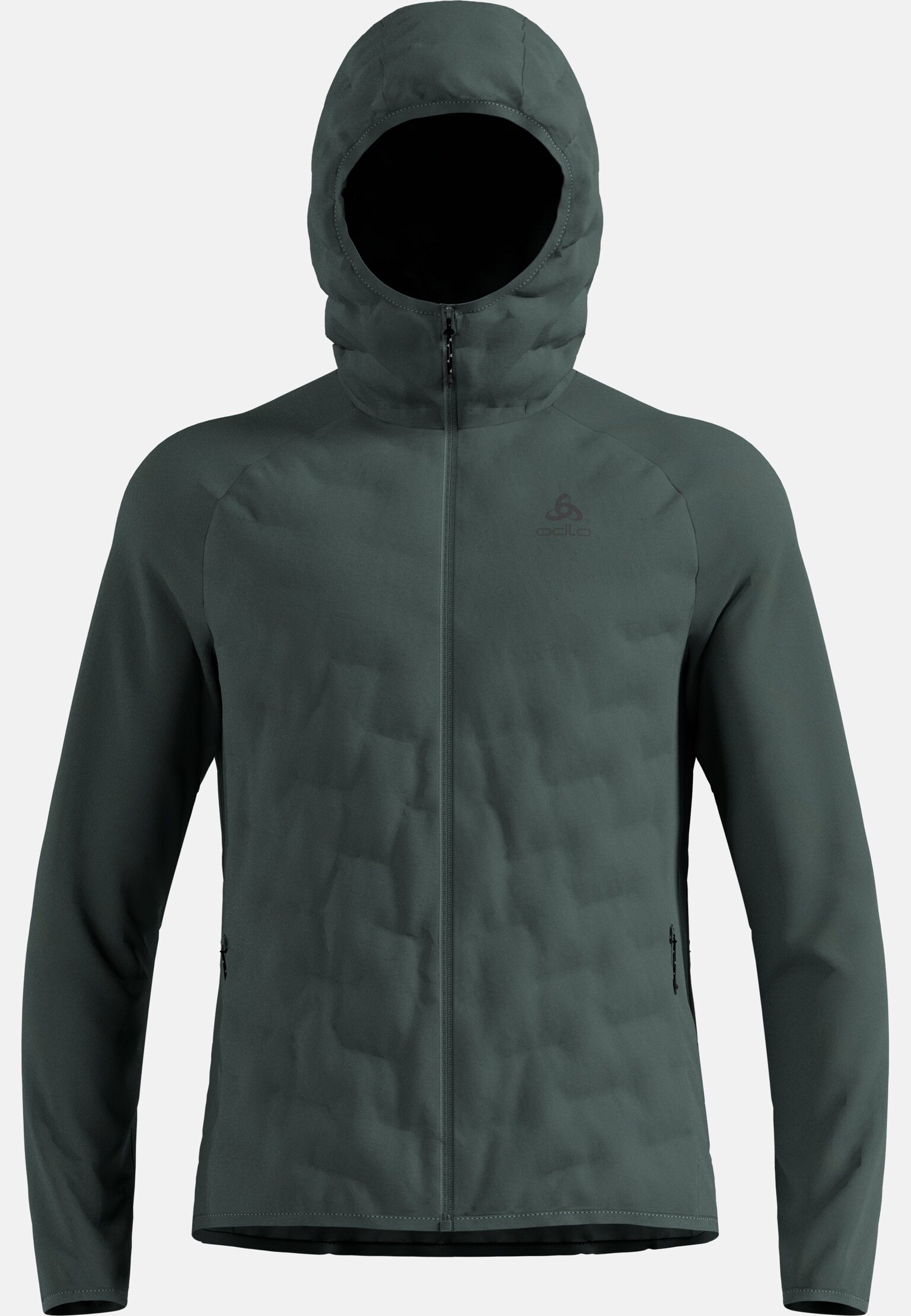 The Zeroweight Insulator hybrid mid layer hooded zip
