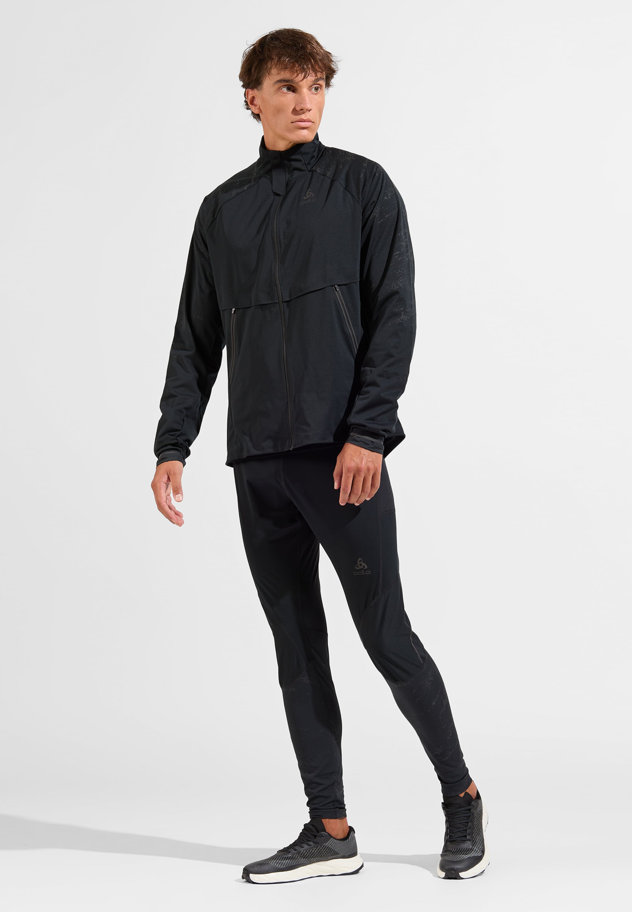 Odlo Zeroweight Pro Warm Reflect Laufjacke für Herren, M, schwarz