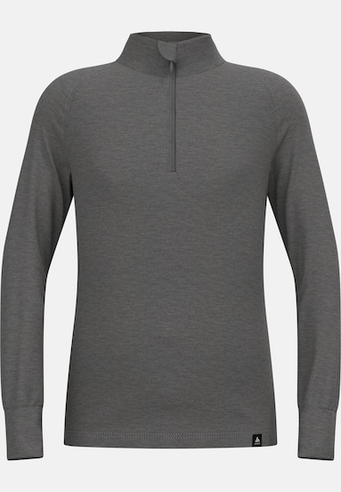 Top a collo alto con mezza zip e manica lunga Active Warm per bambini
