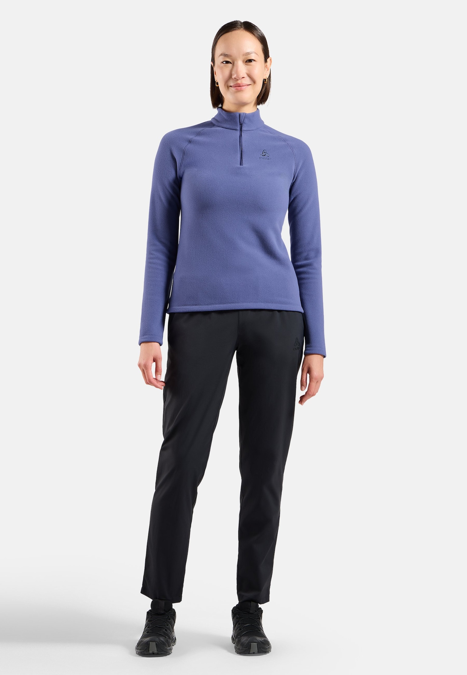 Mid layer Rigi con mezza zip