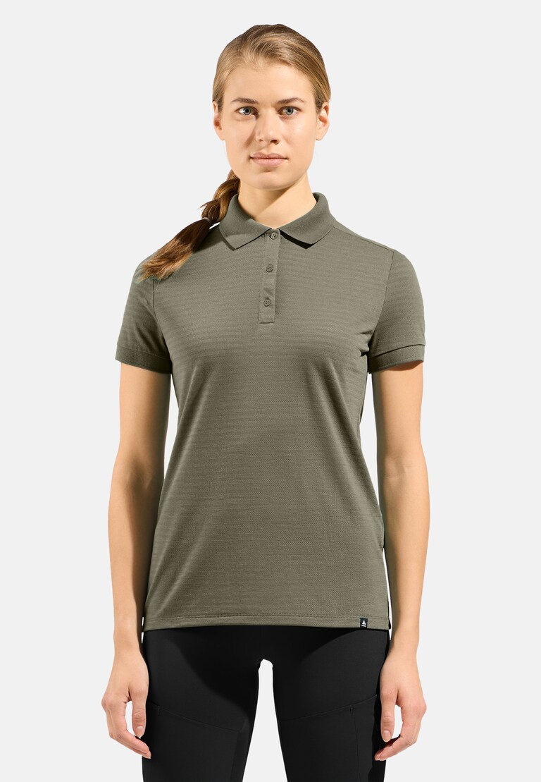 The Ascent natural polo shirt
