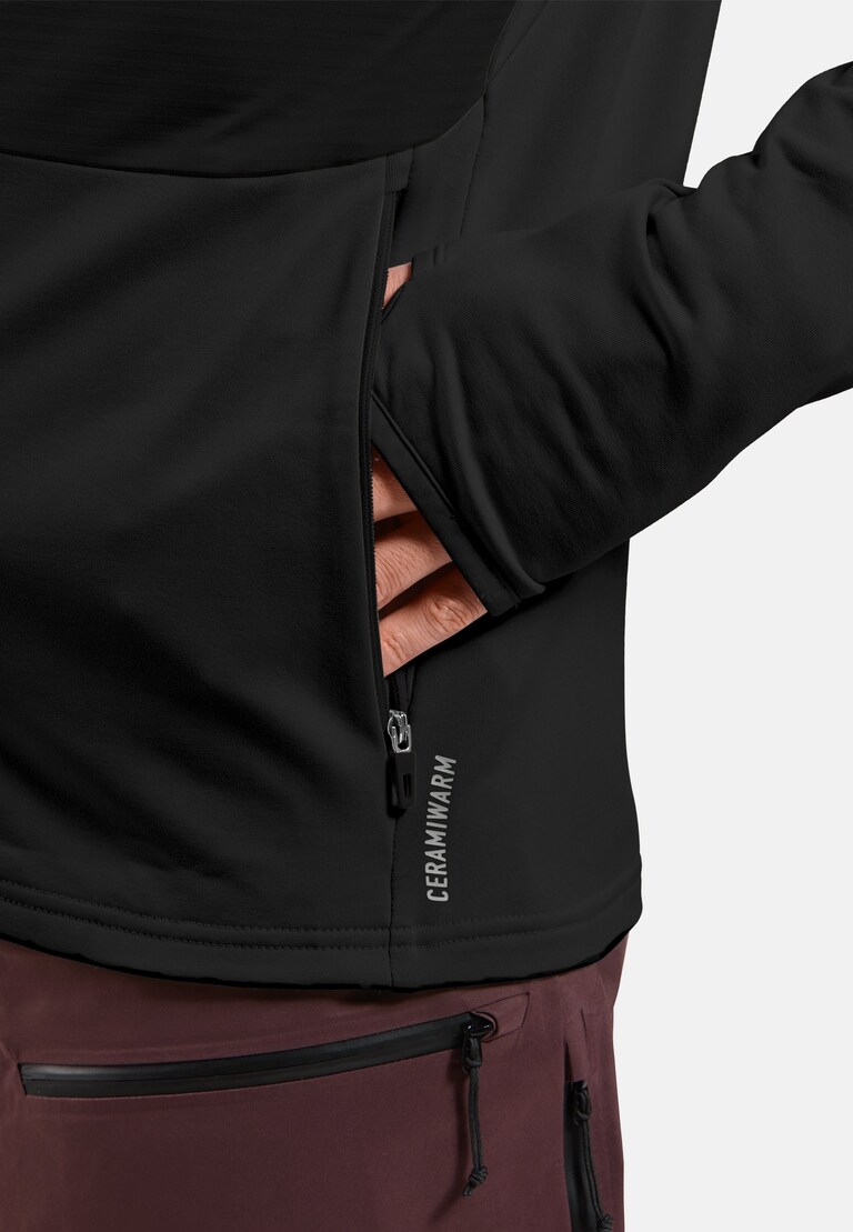 The Descent Ceramiwarm zippered mid layer