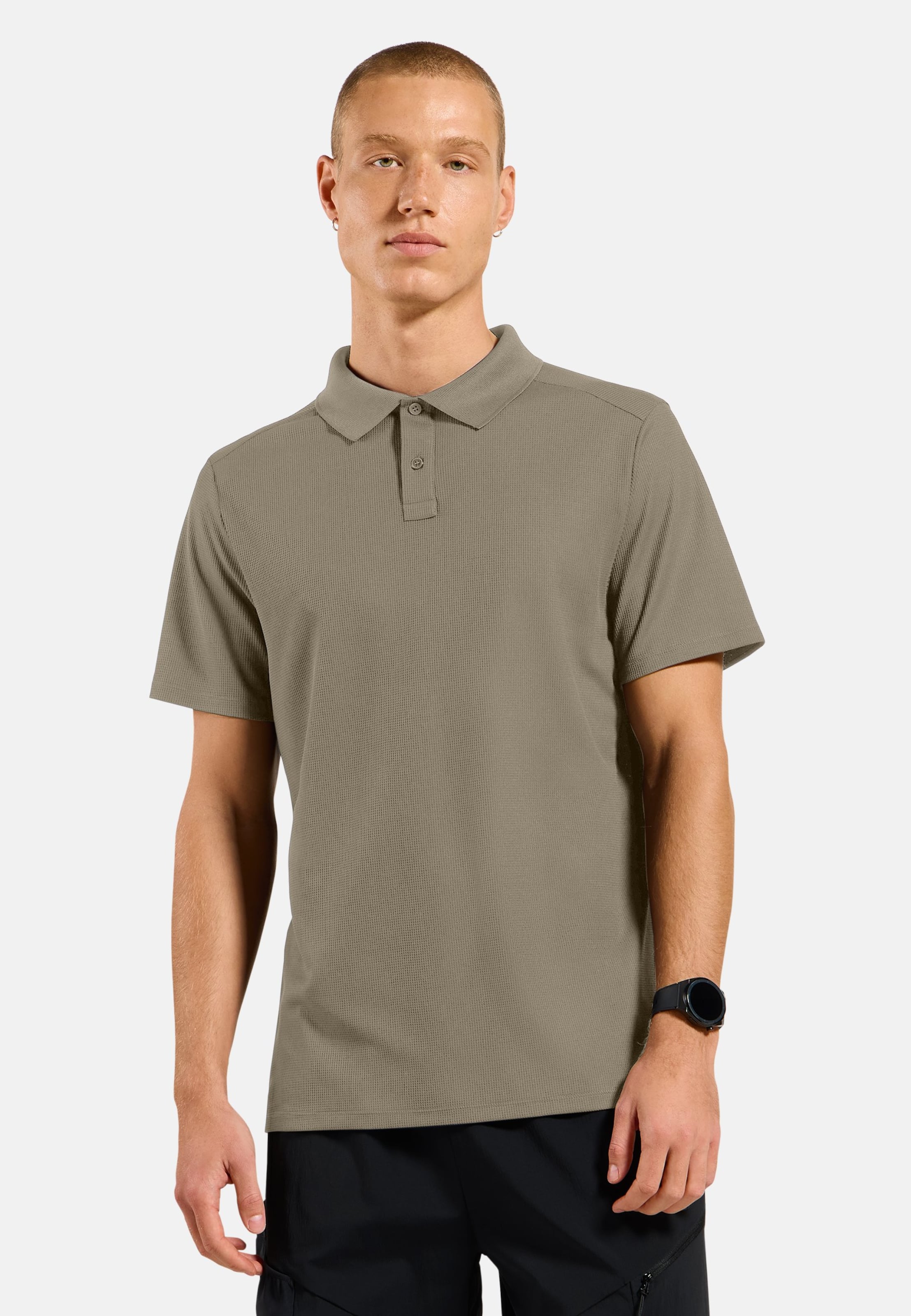 Odlo Cubic Light Poloshirt für Herren, S, beige