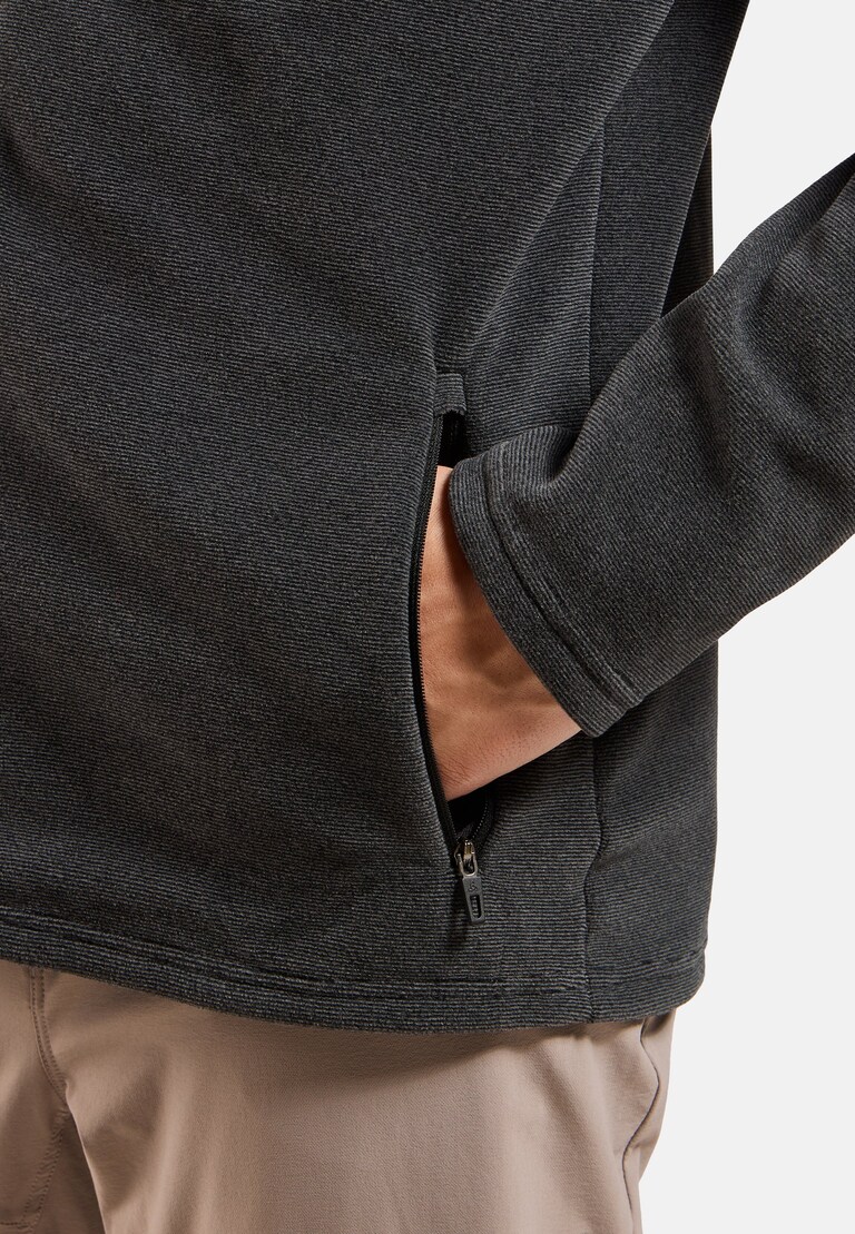 The men's Roy full zip mid layer top