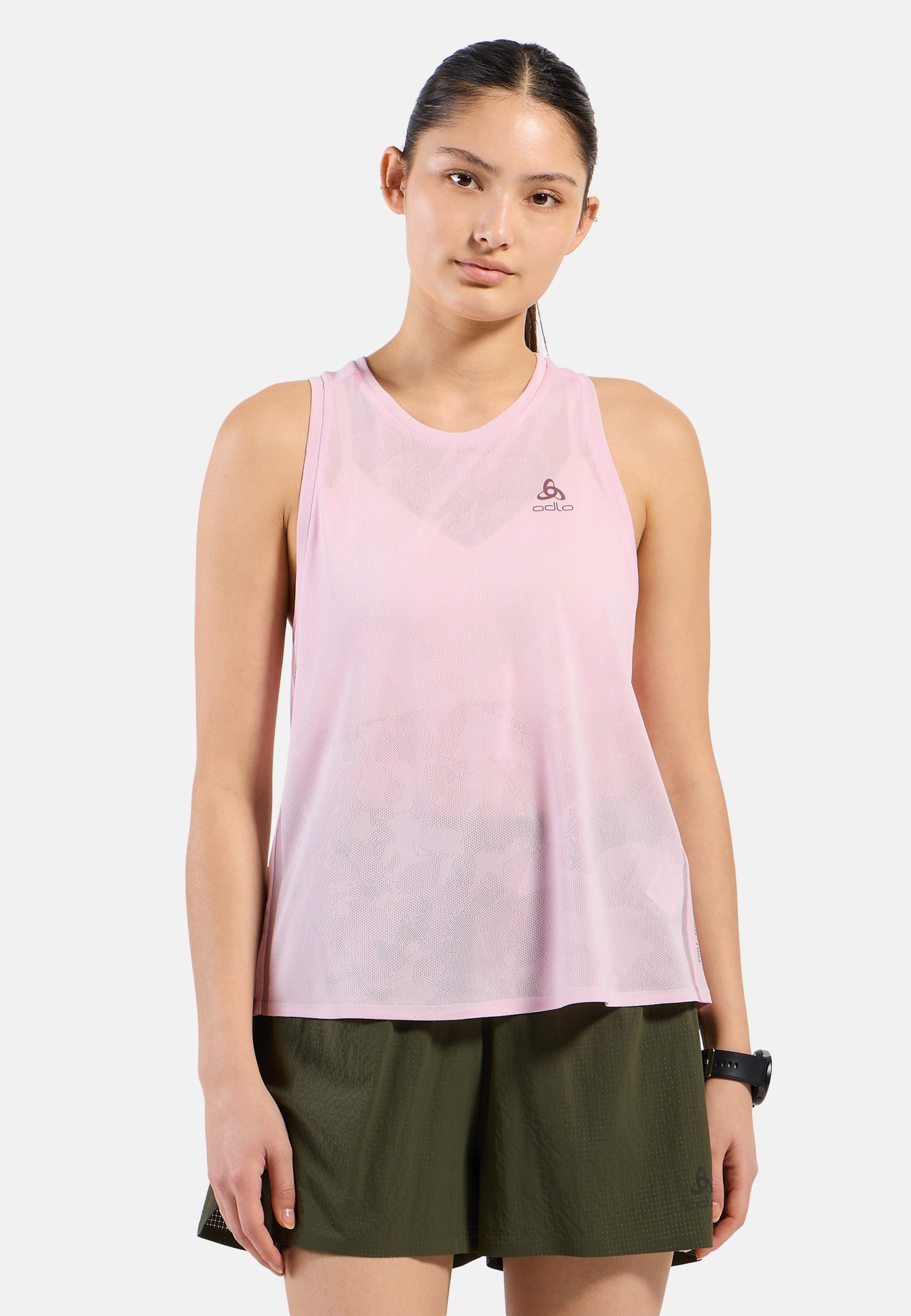 Odlo Zeroweight Engineered Chill-Tec Lauf-Tank für Damen - Training, Running - pink, S