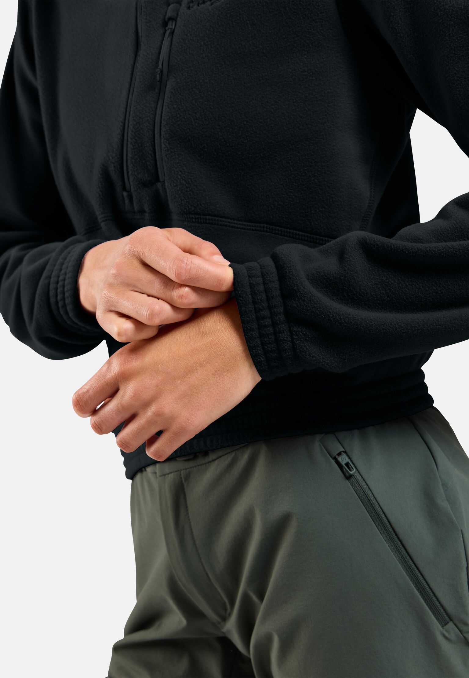 The Essentials classic fleece half-zip multisport mid layer