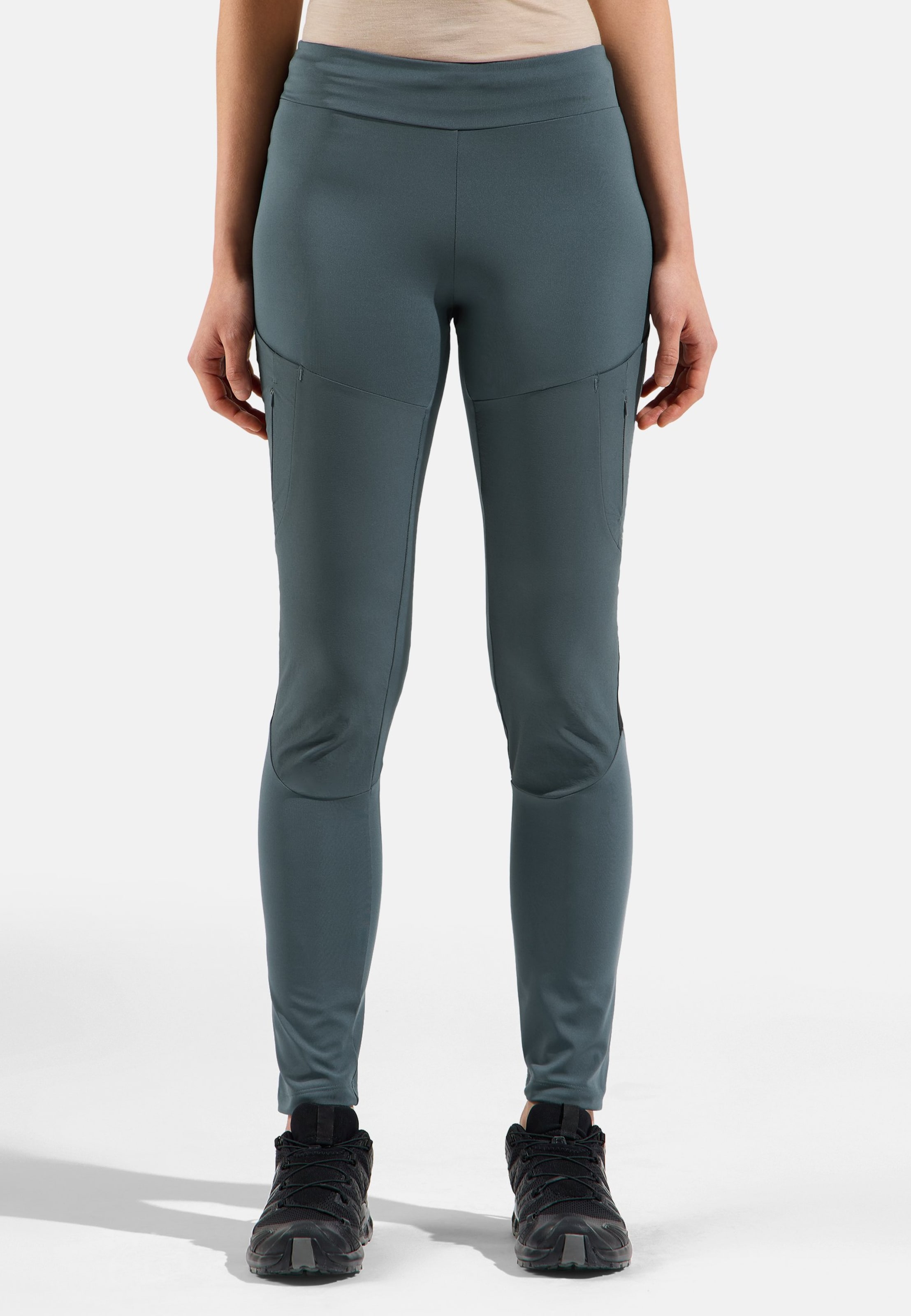Odlo Ascent Tights für Damen, L, grün