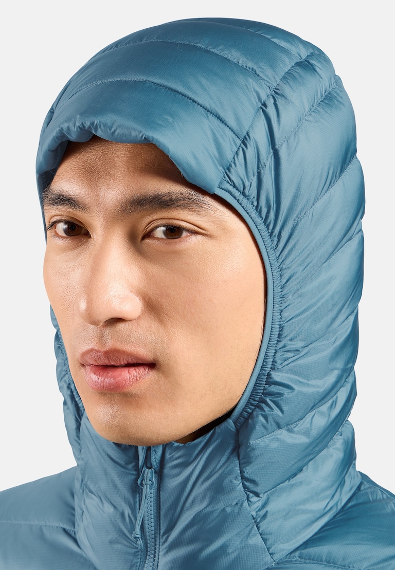 The X-Alp packable hooded down jacket