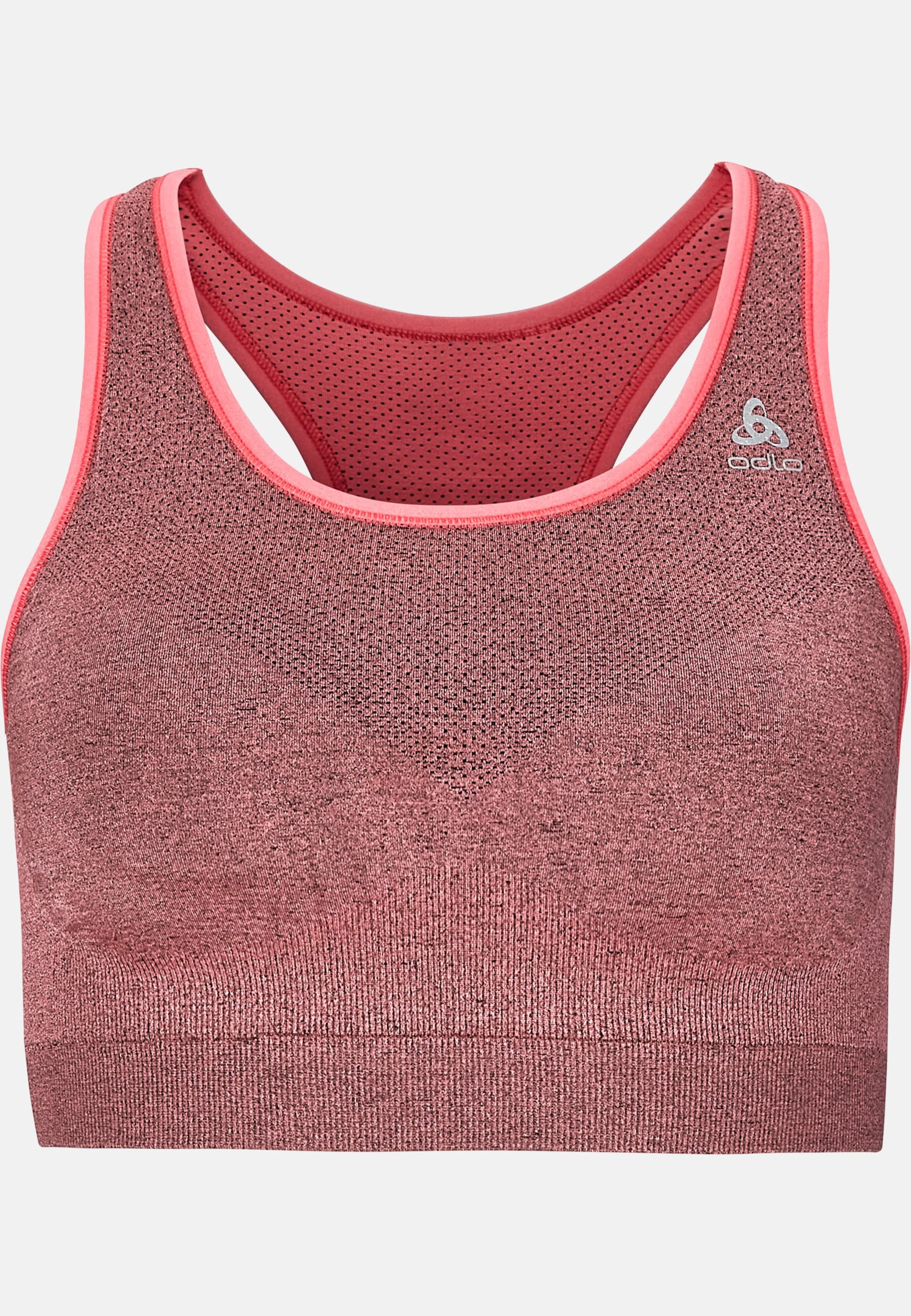 Odlo Seamless Medium Ceramicool Sport-BH für Damen, XS, rot