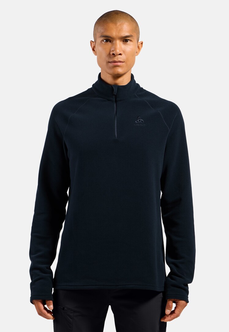 The Rigi half-zip mid layer in dark sapphire | Odlo