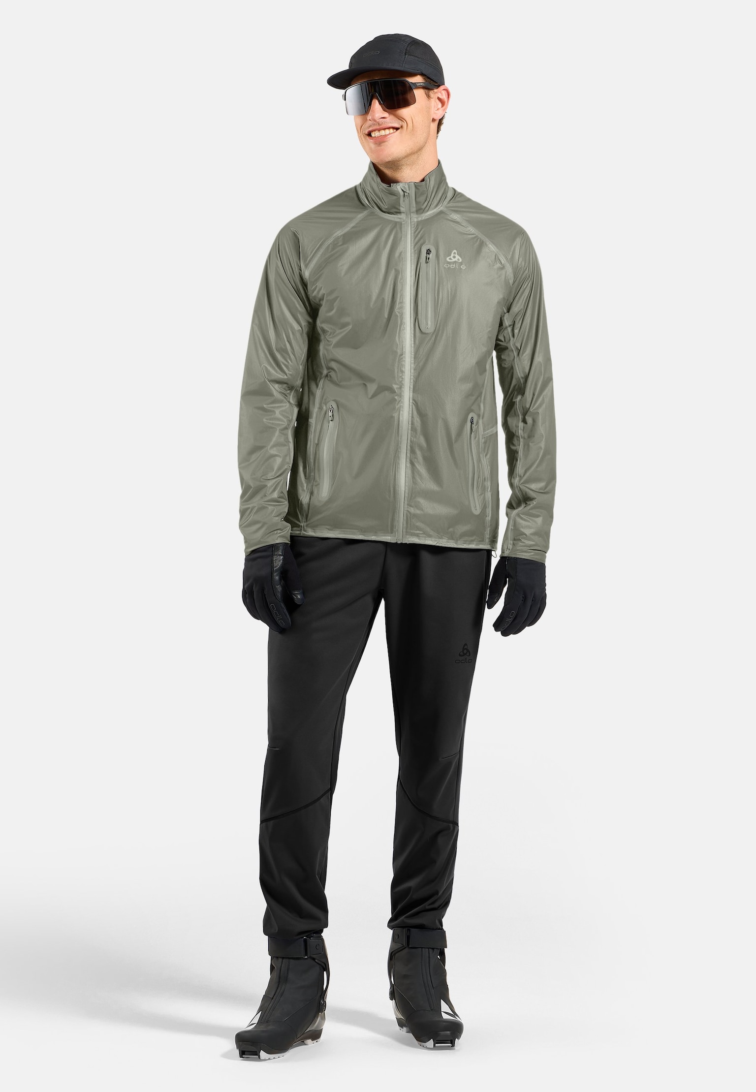 Isolierte und wasserdichte Zeroweight Dual Dry Langlaufjacke