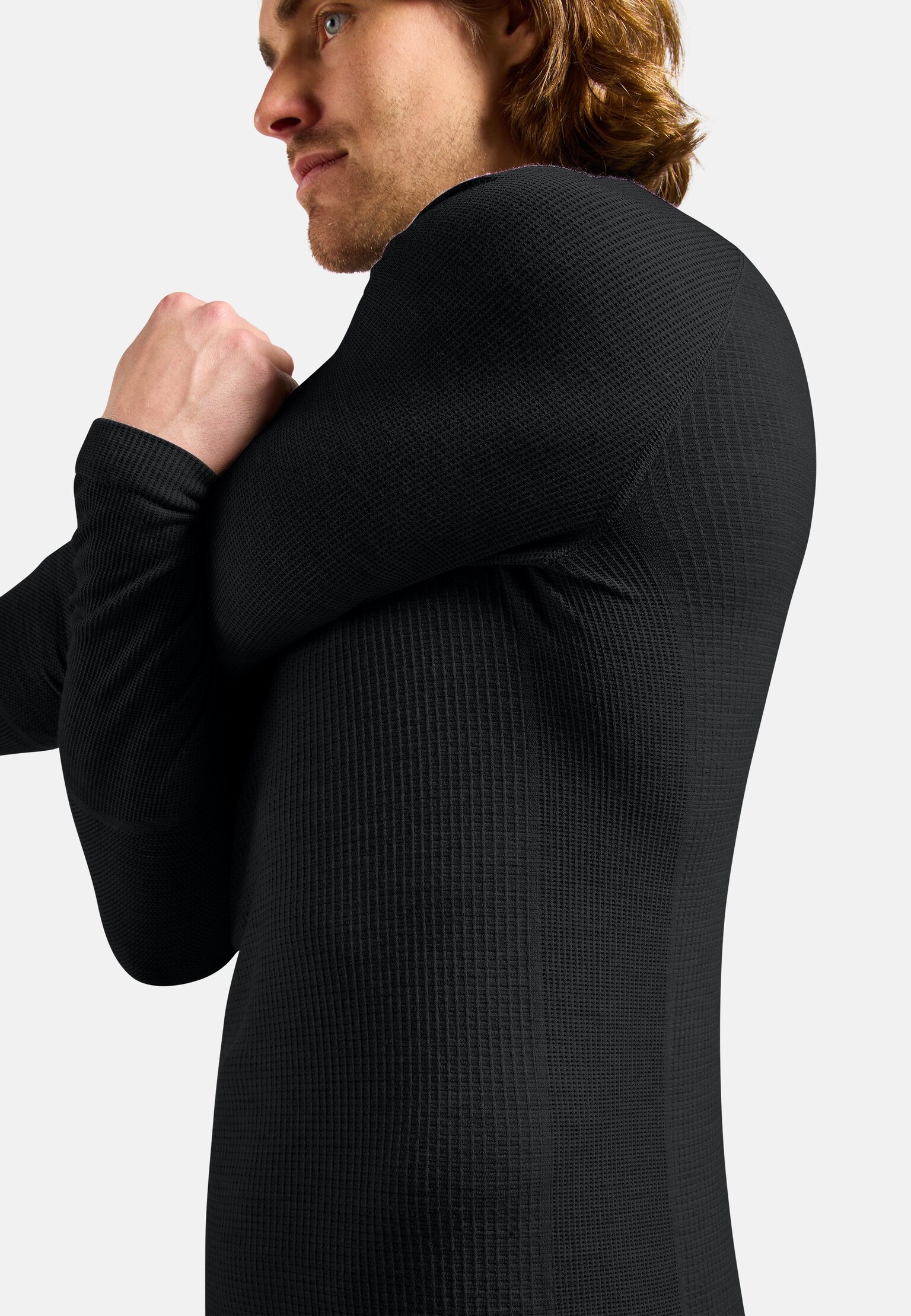 Seamless Performance Wool Funktionsshirt mit Gesichtsschutz