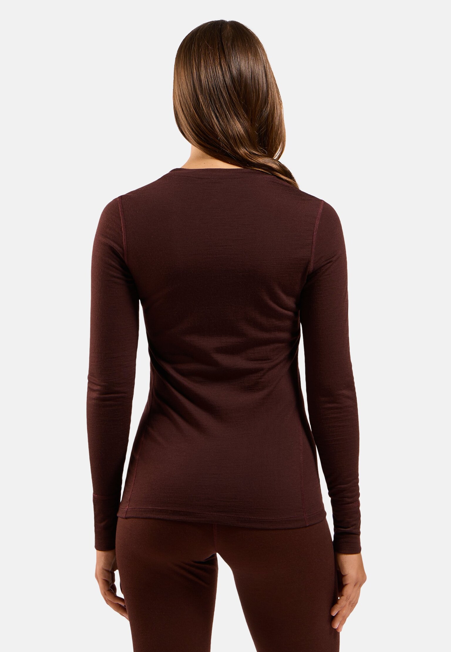 T-shirt technique à manches longues Natural 100 % Merino Warm pour femme