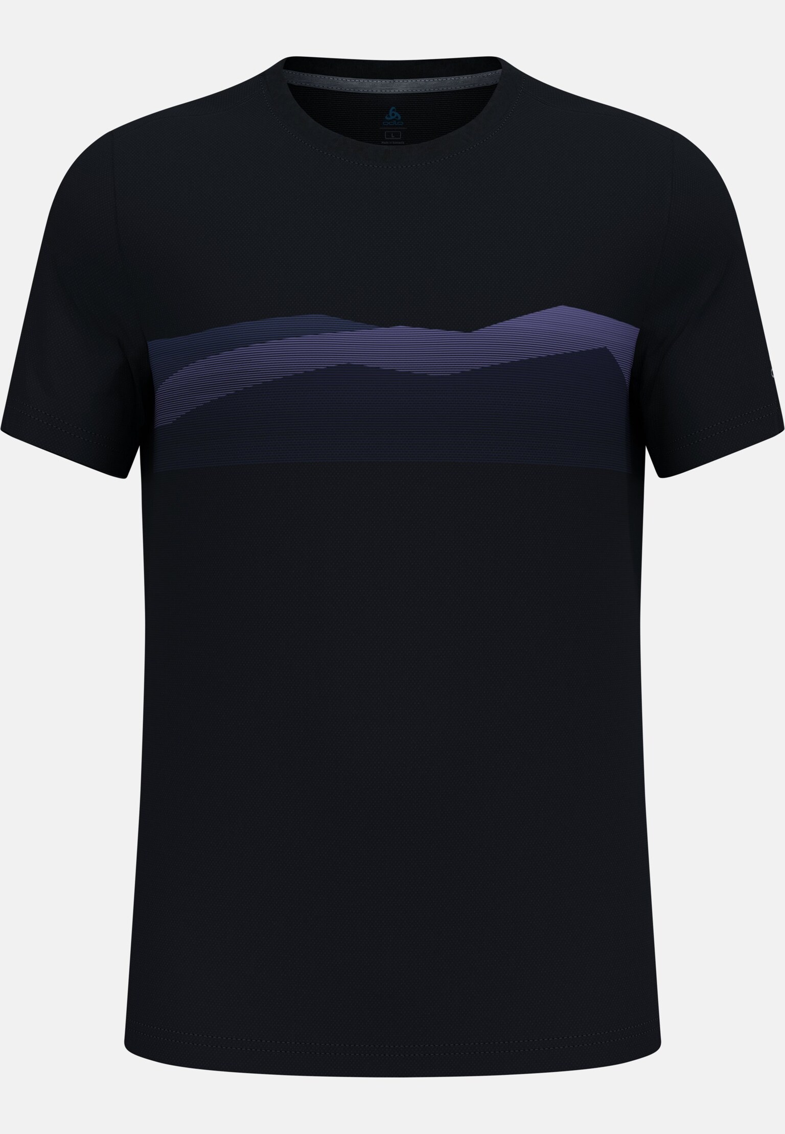 F-Dry T-Shirt mit Bergkamm-Print