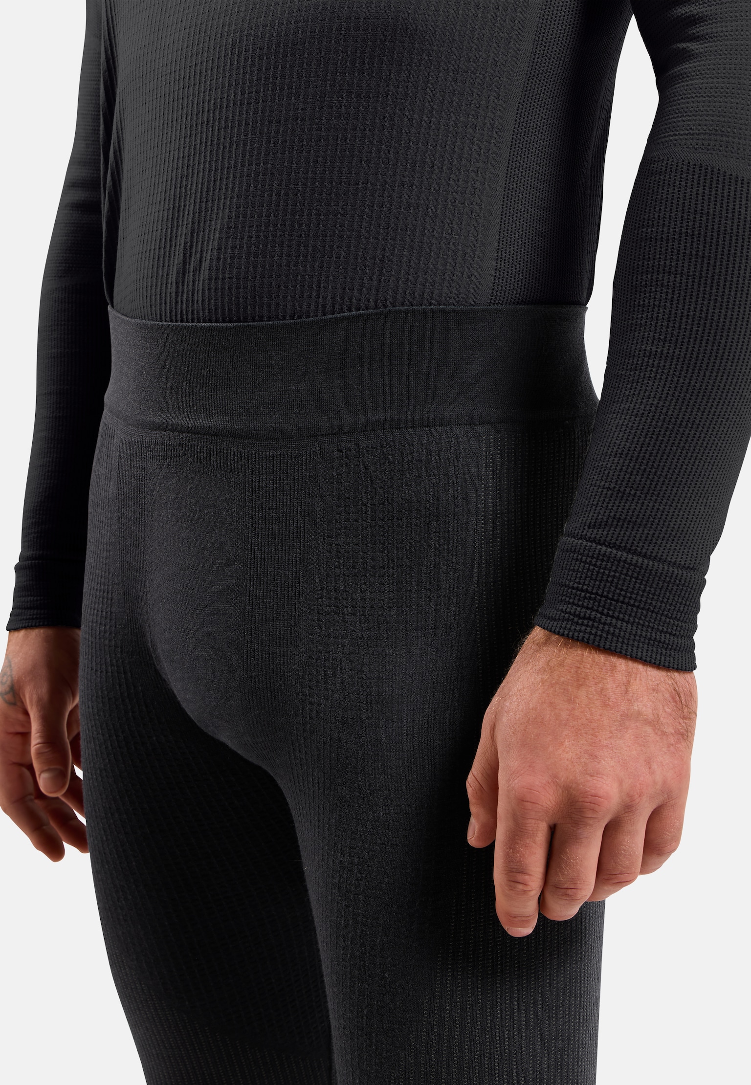 Leggings base layer a 3/4 Seamless Performance Wool