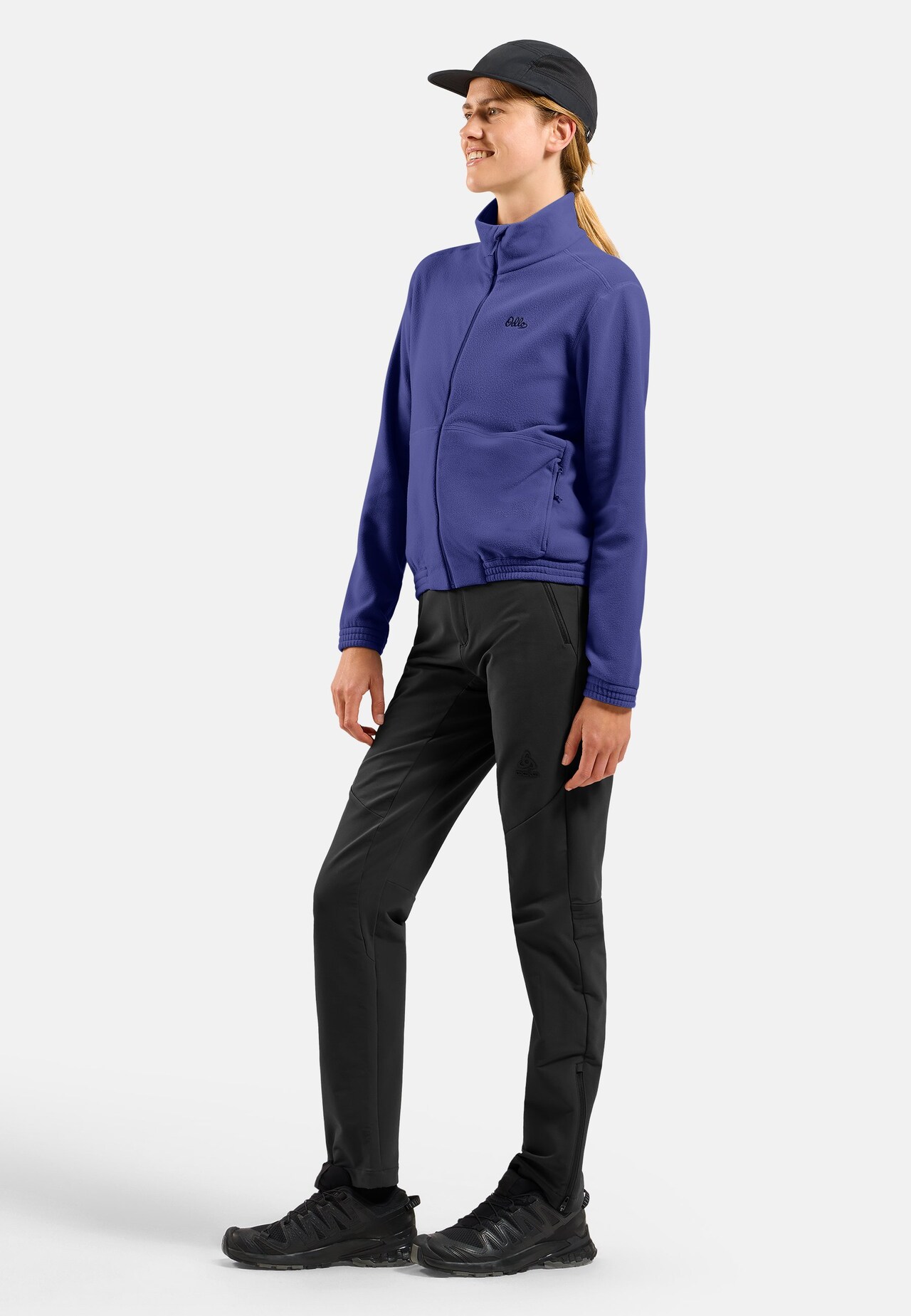 Felpa Classic Fleece a zip intera