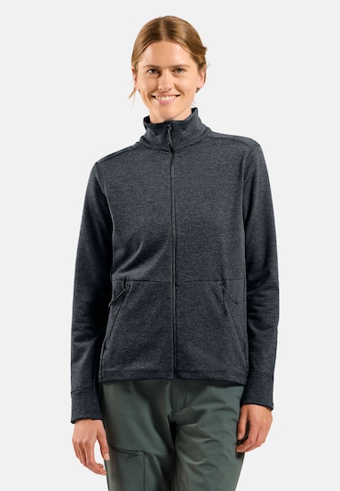 The Essentials grid fleece full-zip multisport mid layer