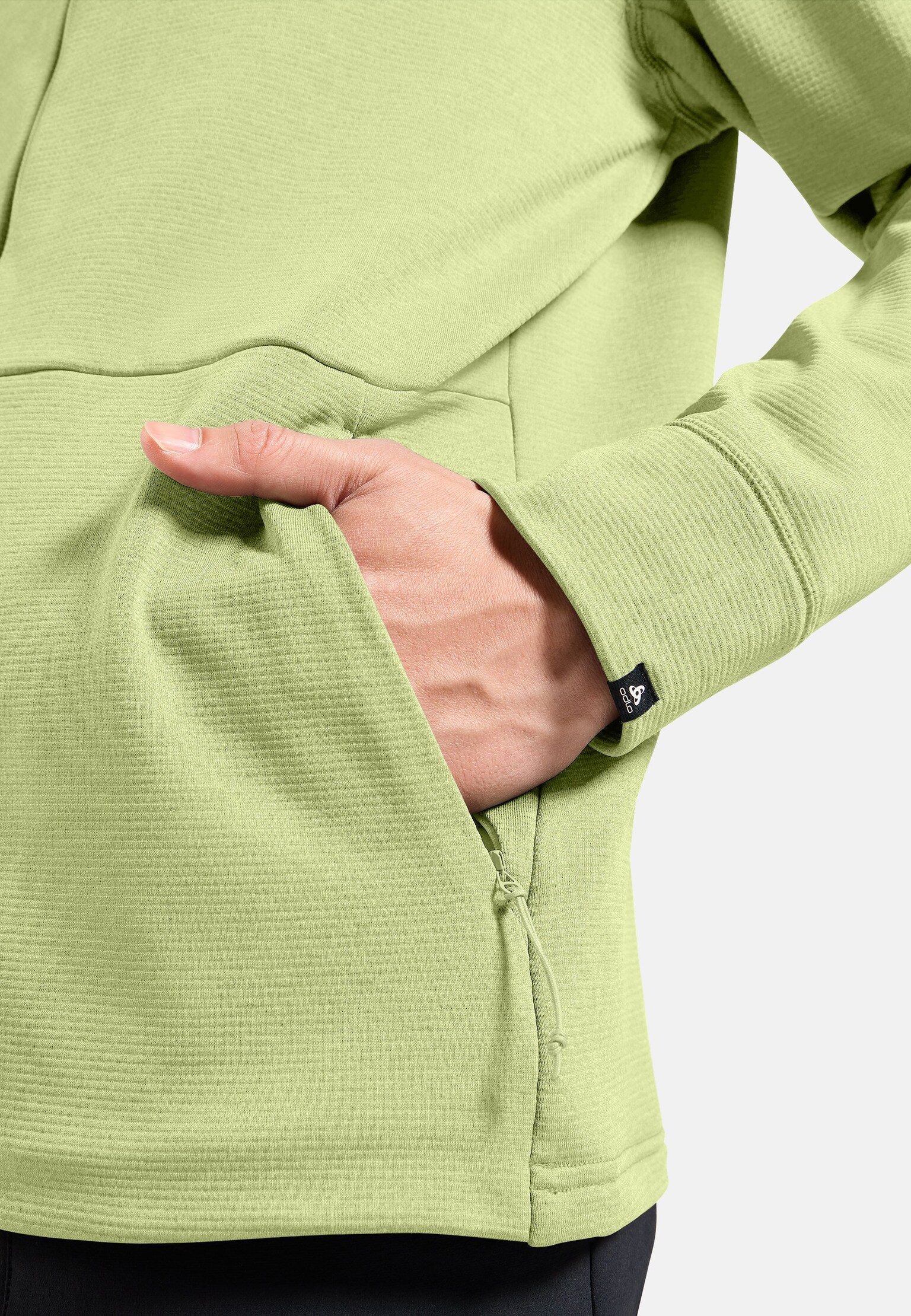 The Essentials grid fleece full-zip multisport mid layer