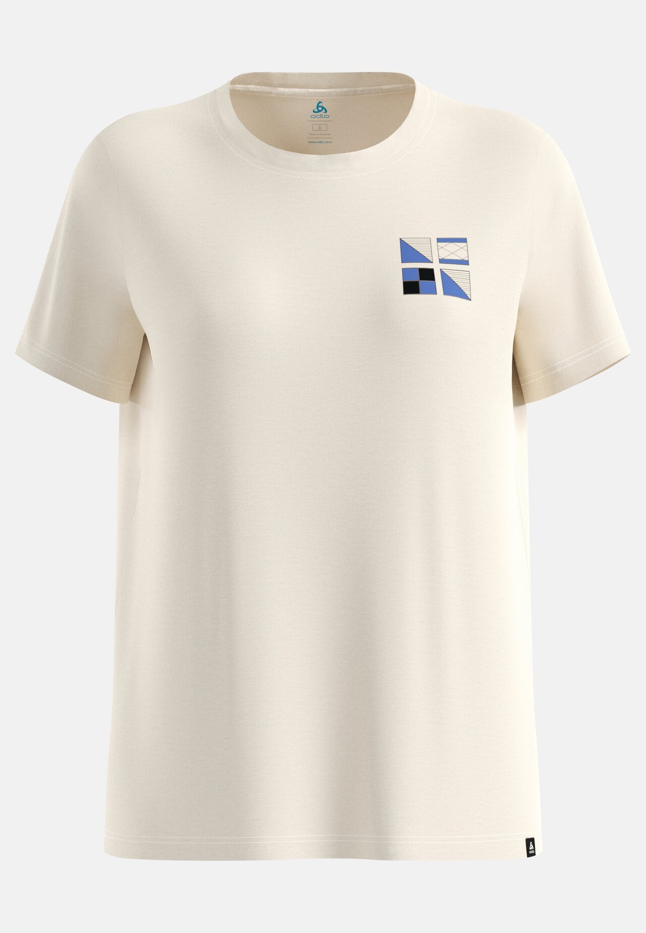 T-shirt Odlo Flags in misto cotone