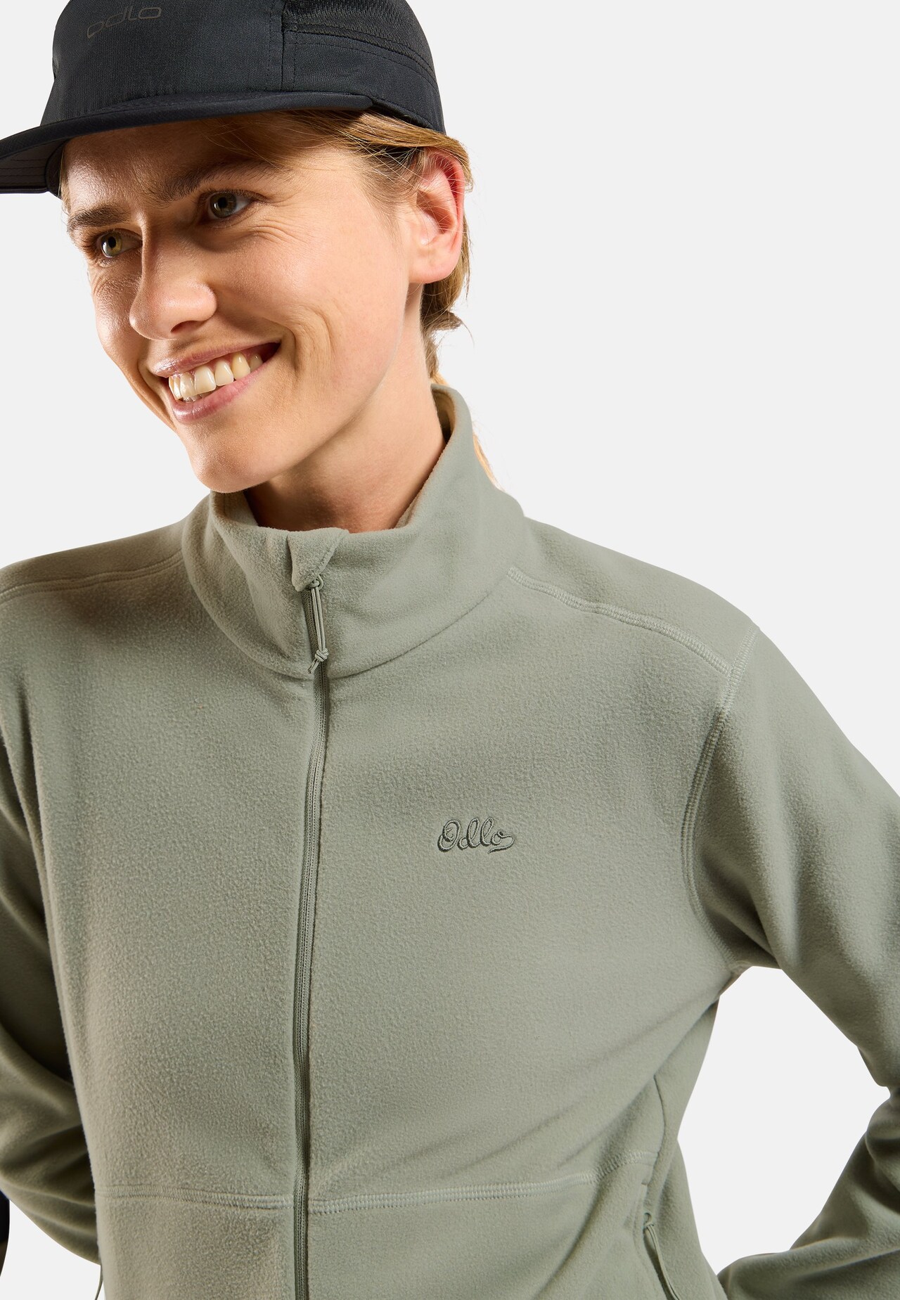 Felpa Classic Fleece a zip intera