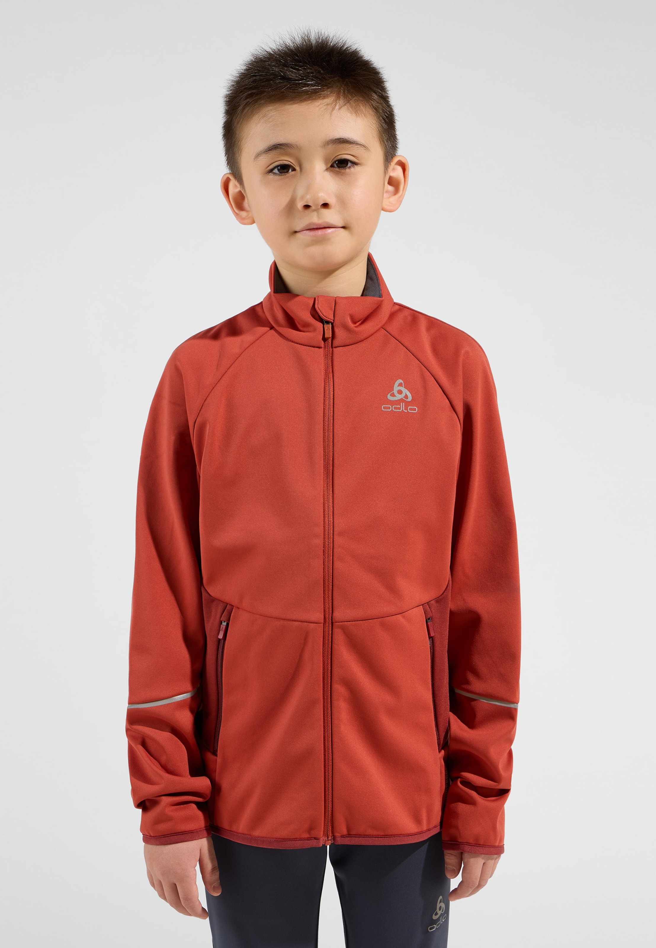 Odlo Brensholmen Langlaufjacke für Kinder - Skilanglauf - rot, 116