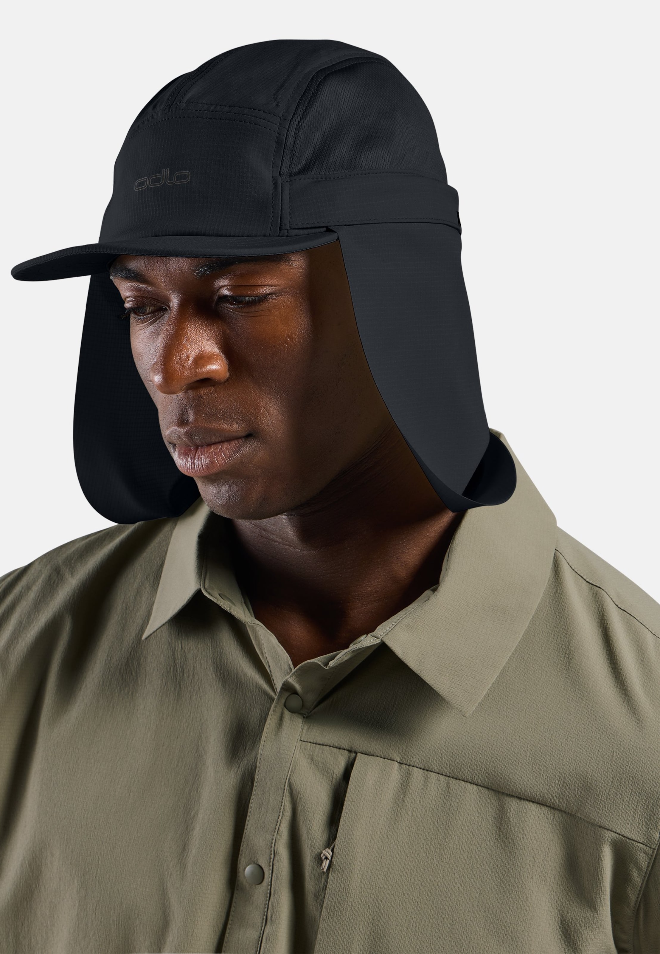 Odlo Performance Light Cap mit Sonnenschutz, S/M, schwarz