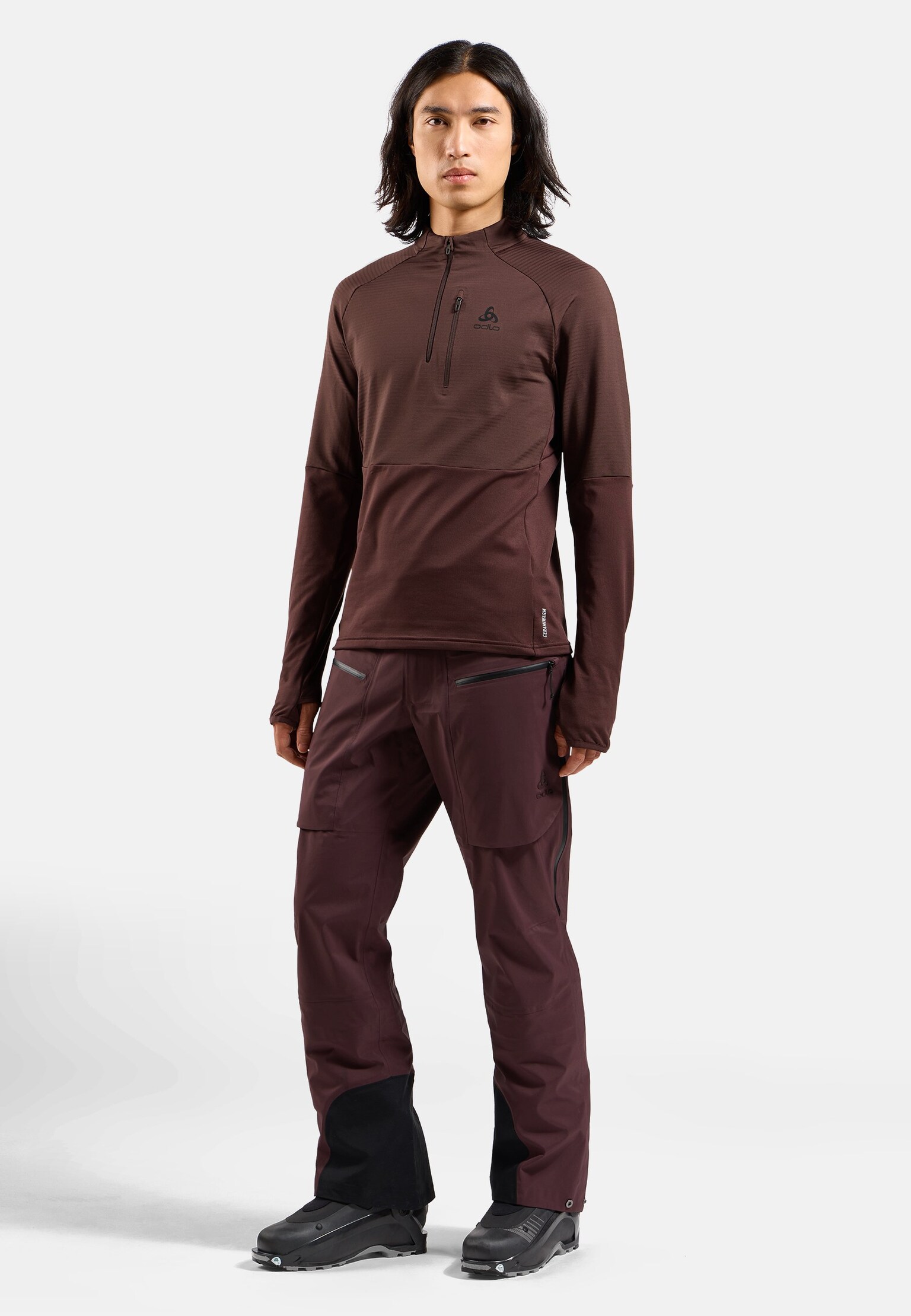 The Descent Ceramiwarm half zip mid layer
