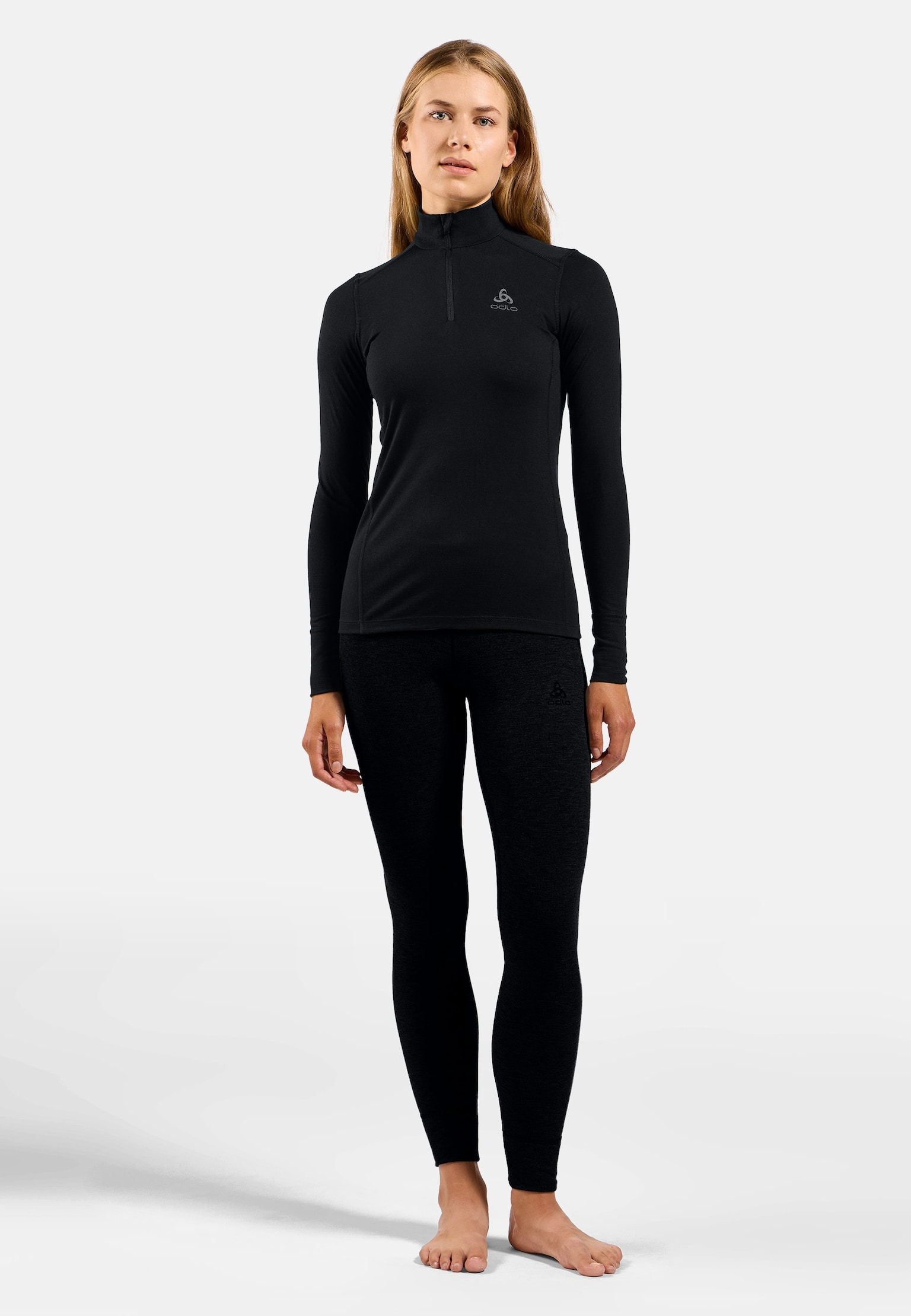 Natural Merino 200 ullundertøy halvglidelås