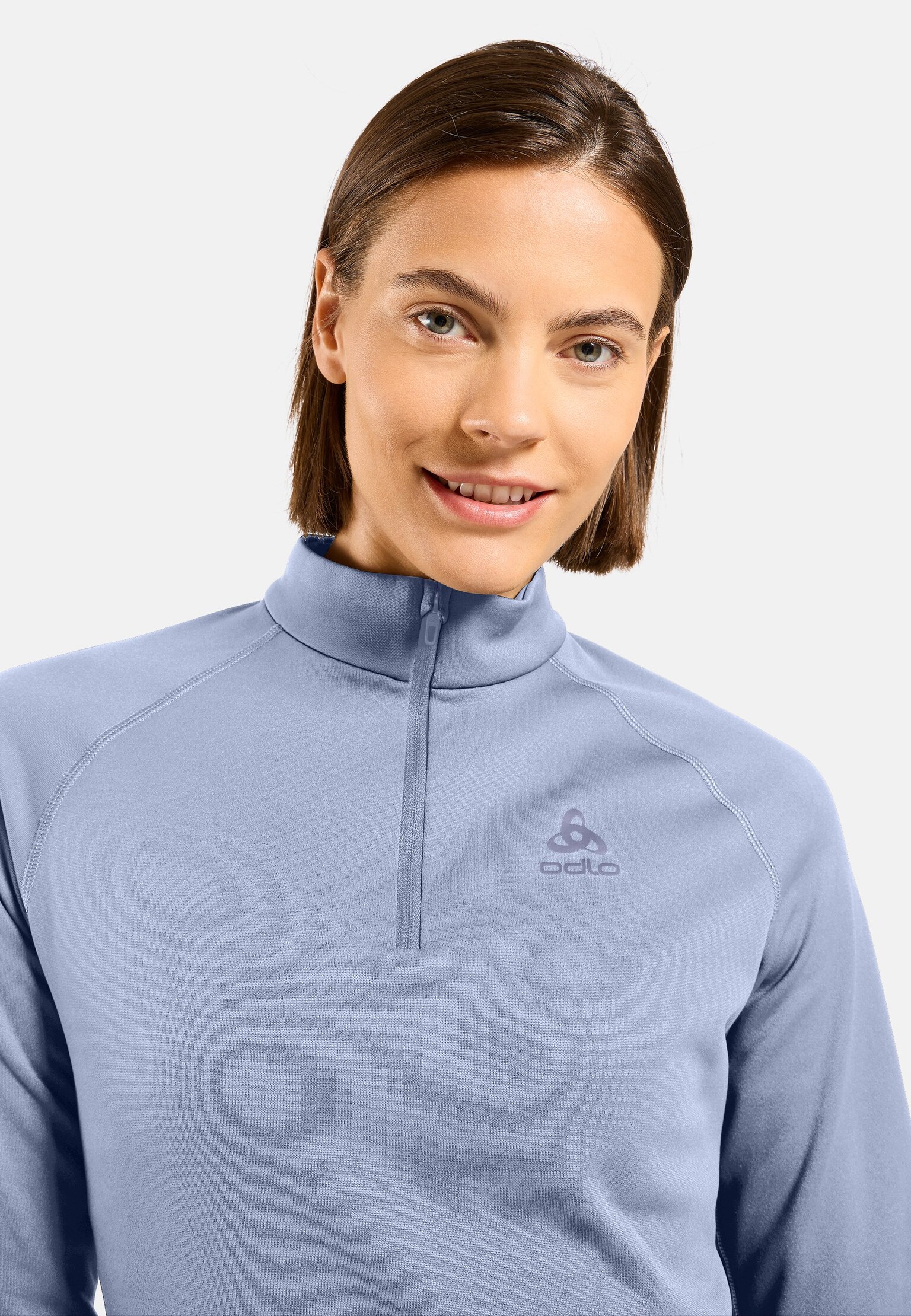 The Besso long sleeve half-zip mid layer