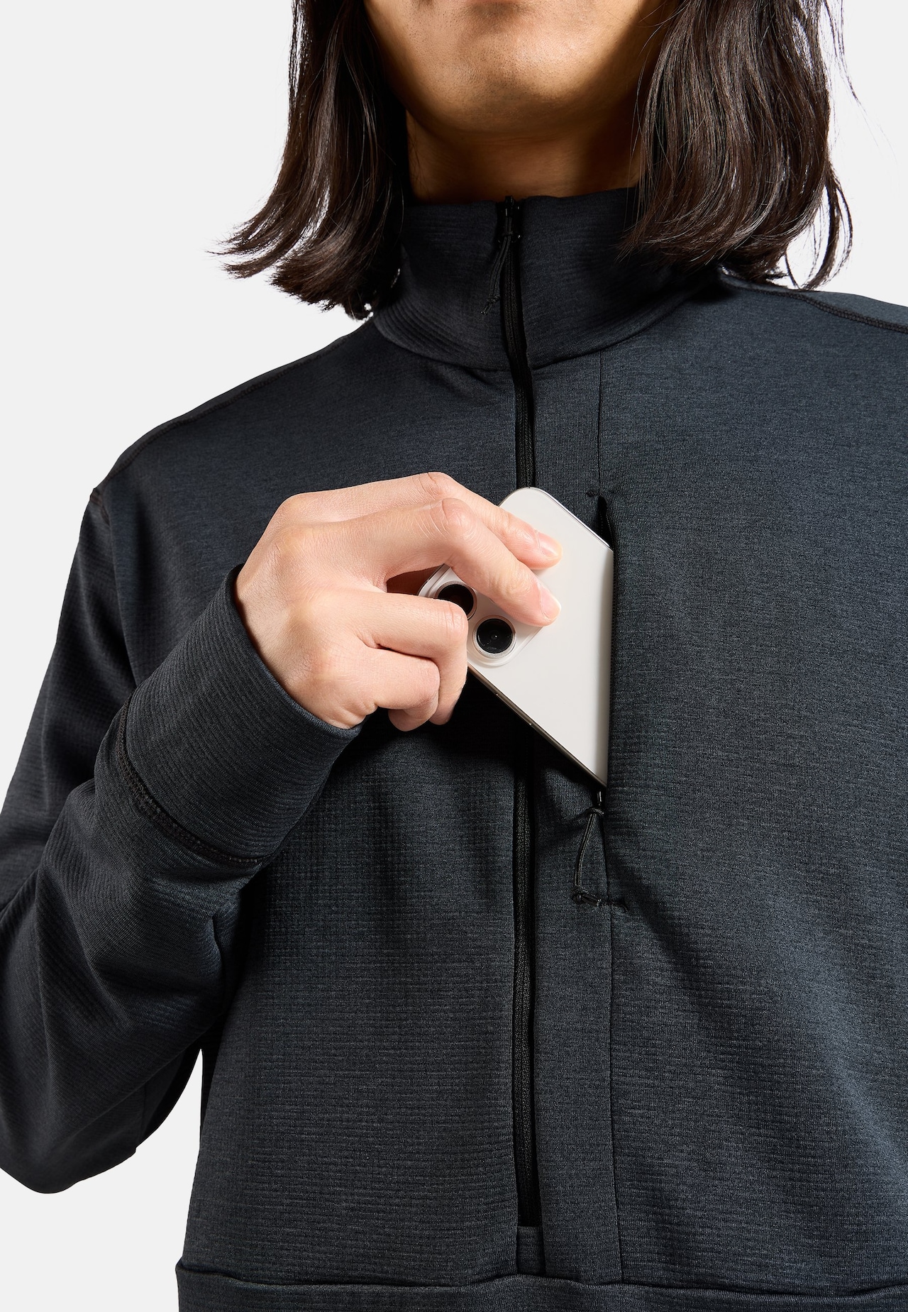 Grid Fleece Mid Layer Half-Zip