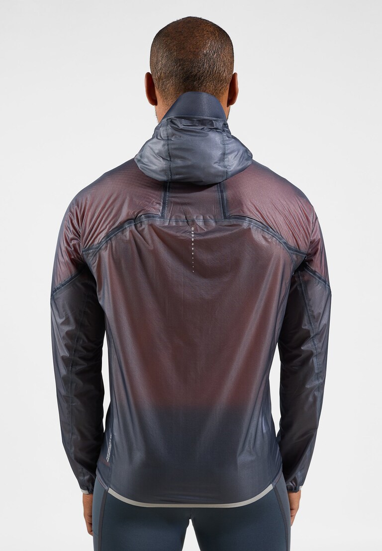 The Dual Dry Performance Knit waterproof insulated running jacket