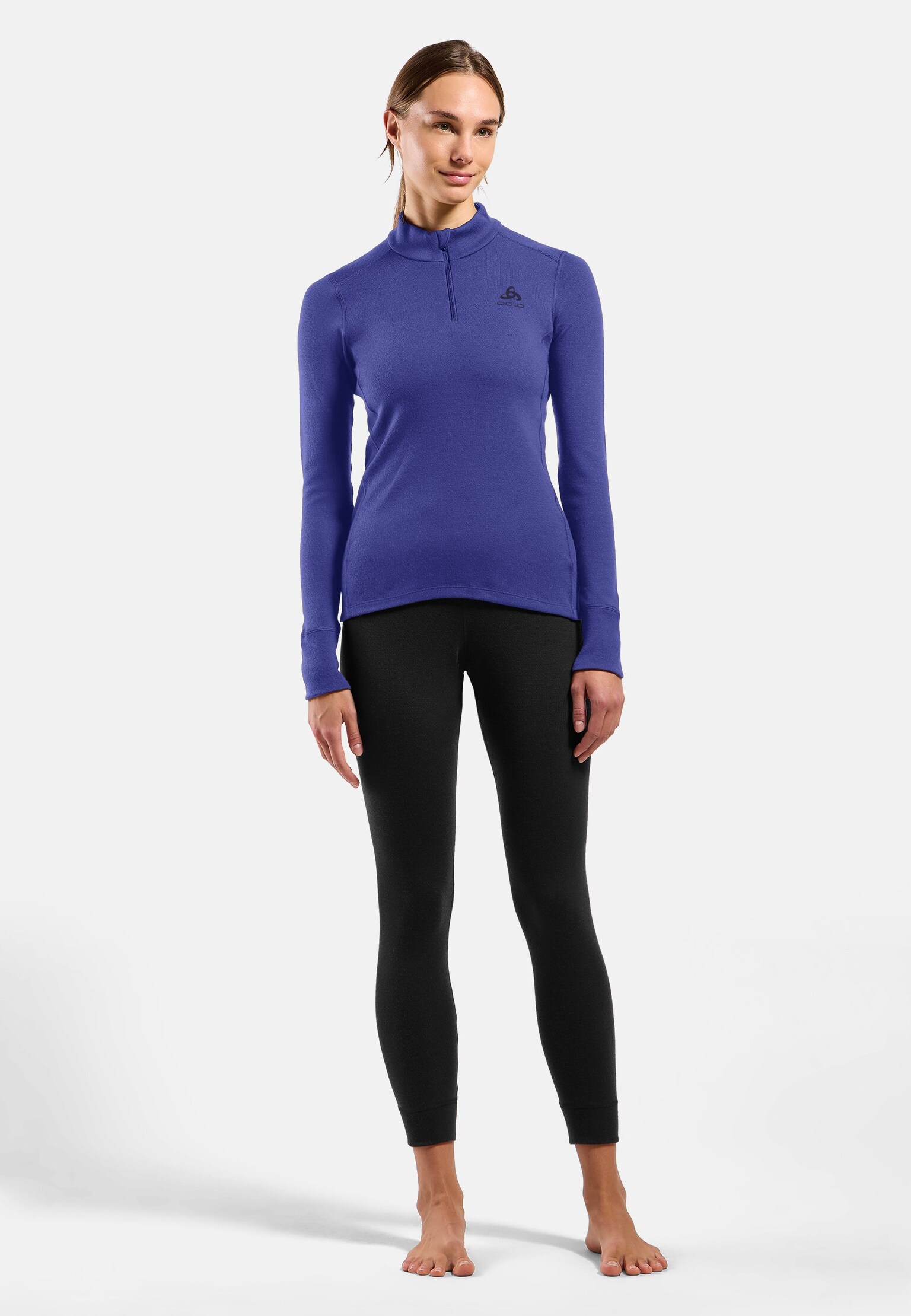 Natural Merino 260 ullundertøy halvglidelås