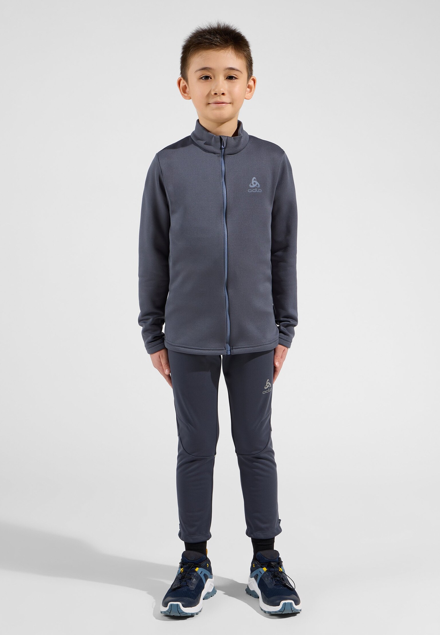 The Berra kids' mid layer zip