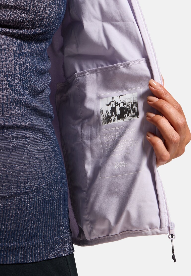 The Zeroweight Insulator hybrid mid layer hooded zip