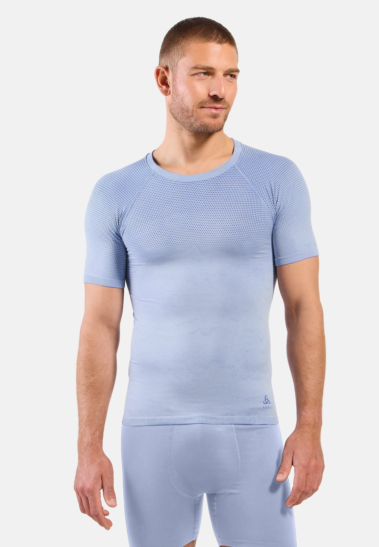 Haut technique à manches courtes avec motif effet pluie Performance Light