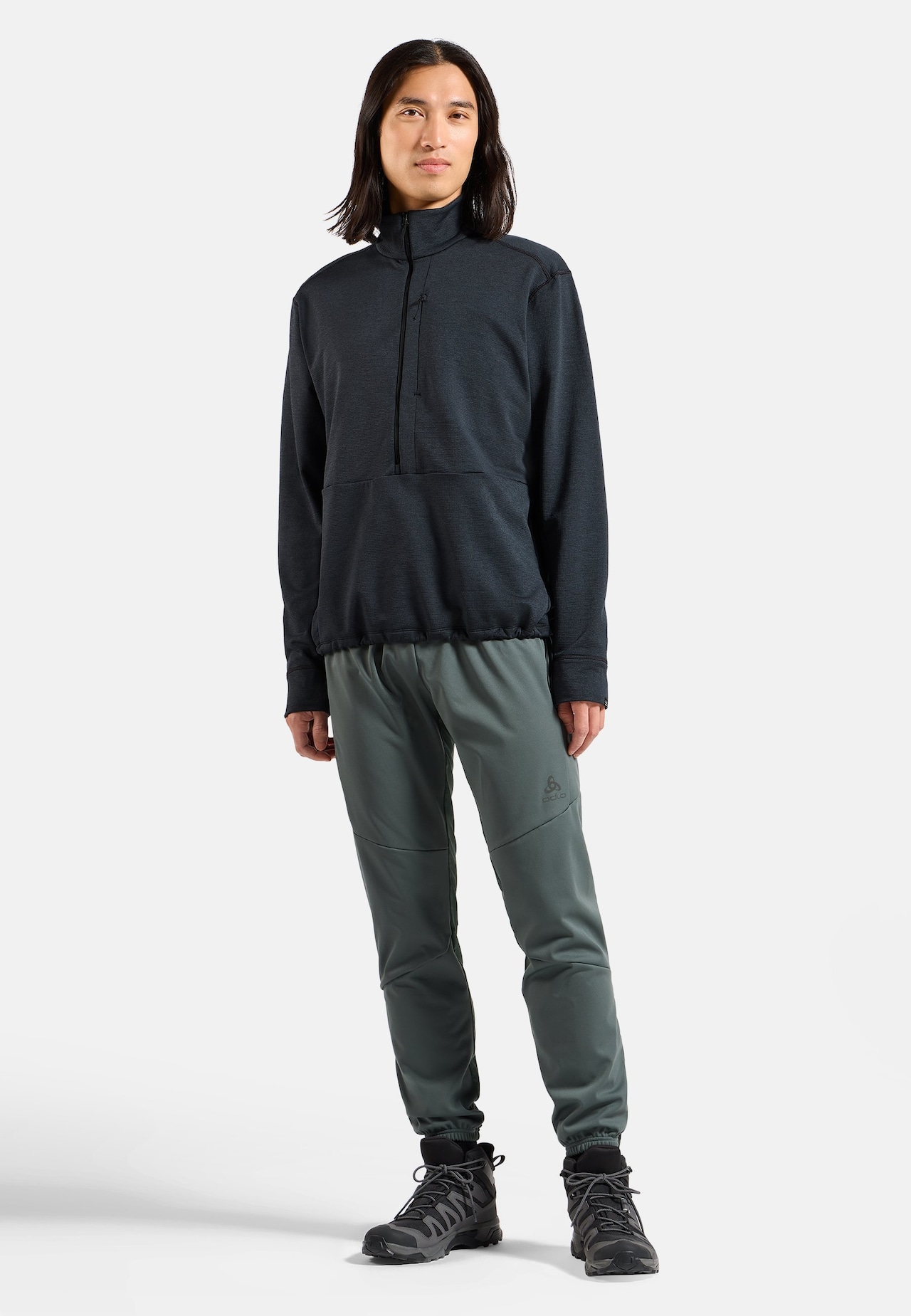 Grid Fleece Mid Layer Half-Zip