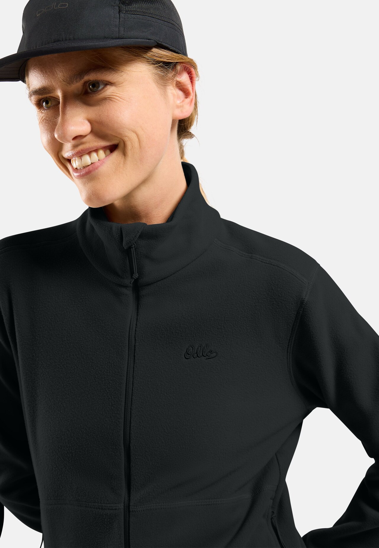 Felpa Classic Fleece a zip intera