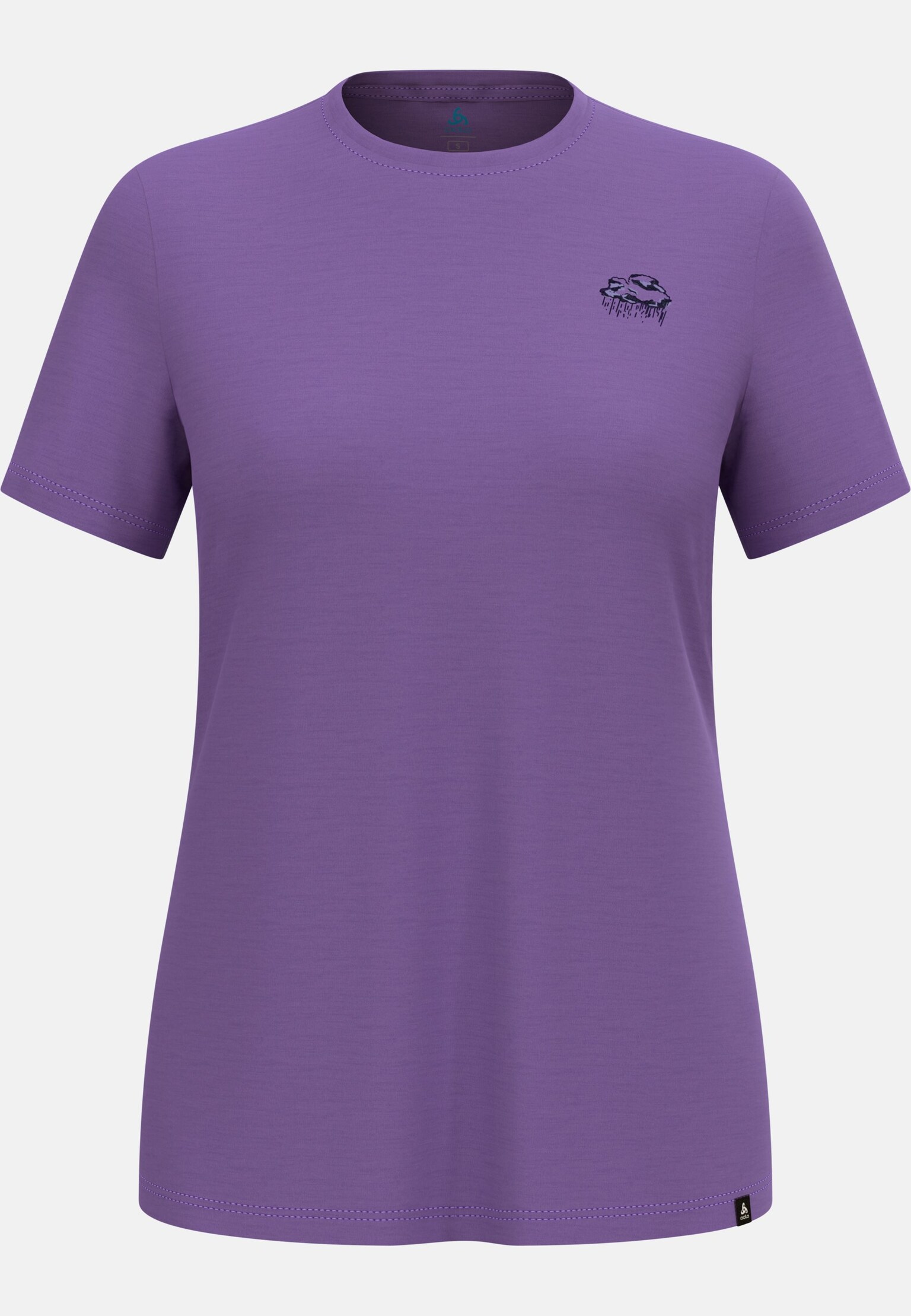 The Ascent merino 160 raincloud t-shirt
