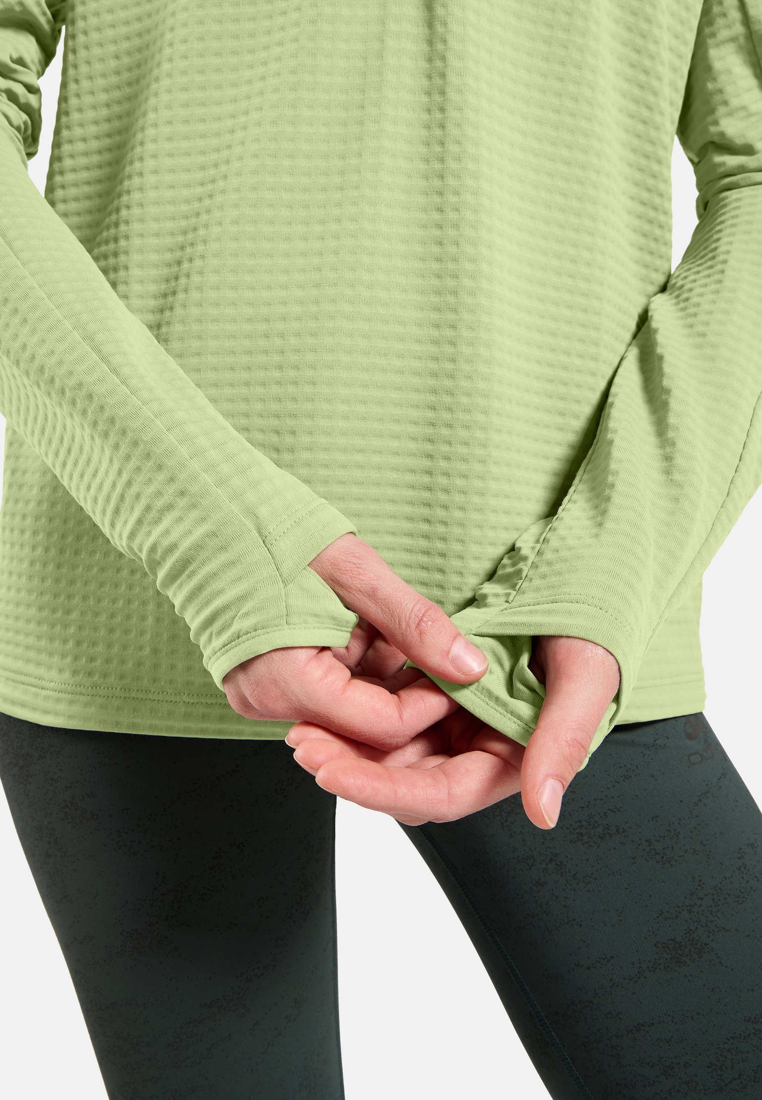 Mid layer da running Essentials Thermal a mezza zip