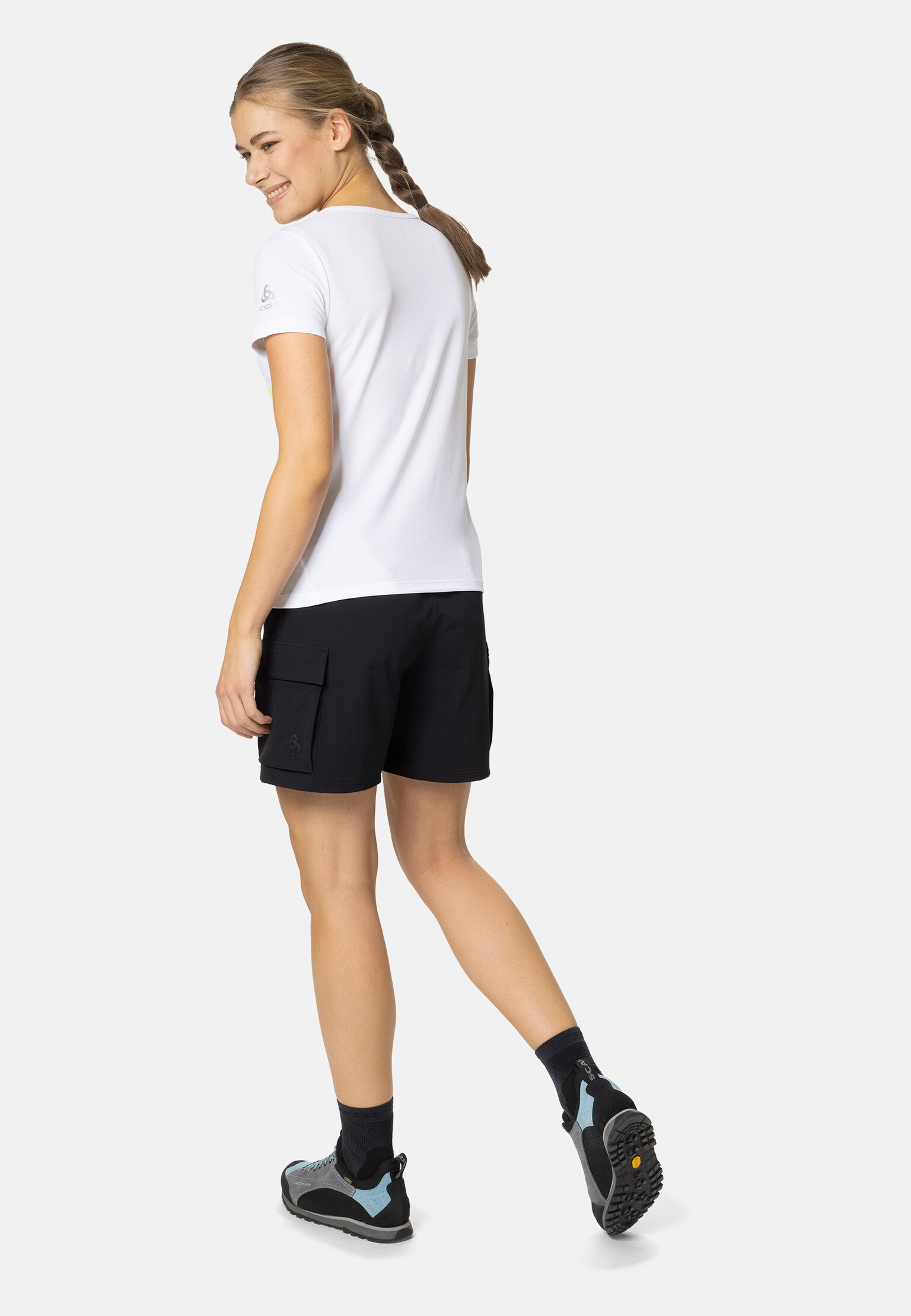 F-Dry T-Shirt mit Bergkamm-Print