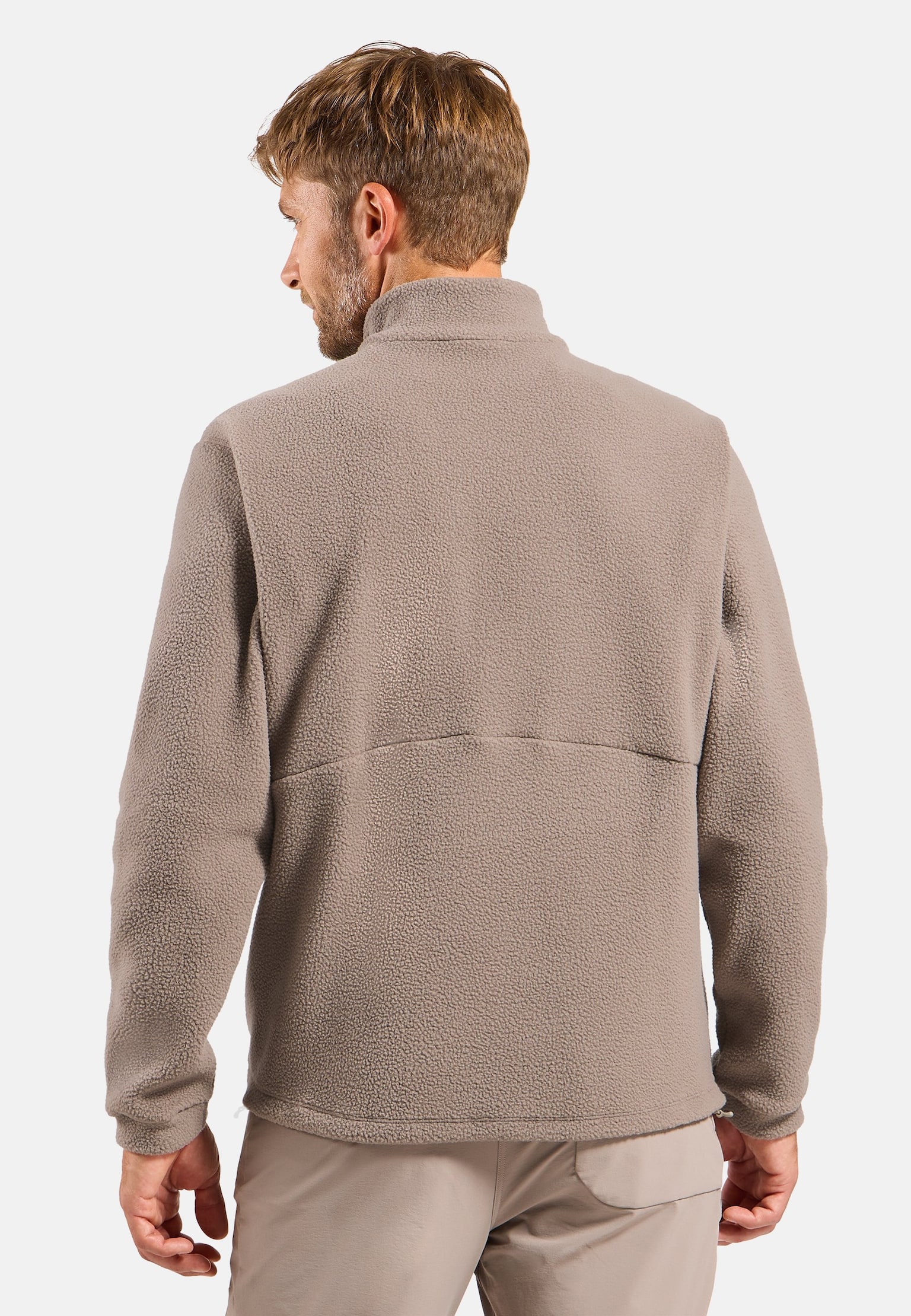 Essential High Pile Solid Half-Zip Mid Layer