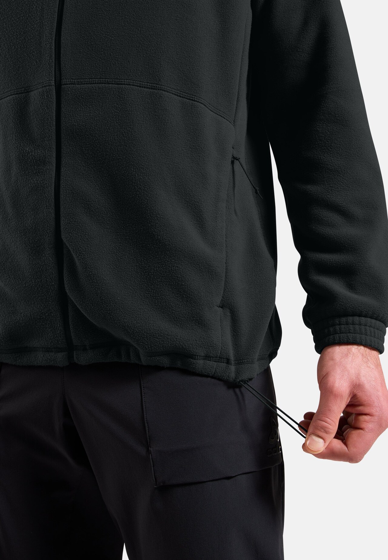 Felpa Classic Fleece a zip intera