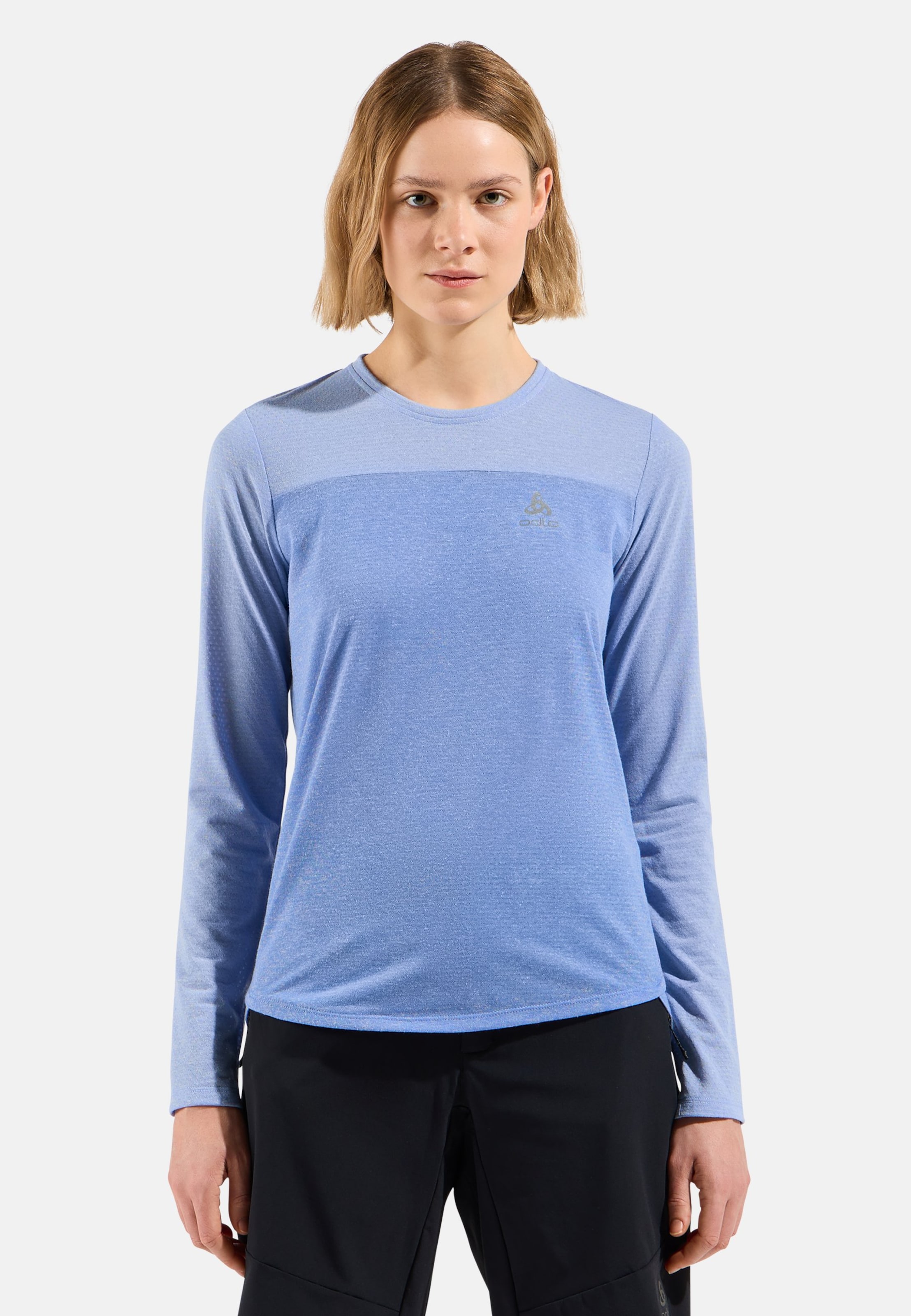 Odlo X-Alp Linencool MTB-Langarmshirt für Damen, S, blau