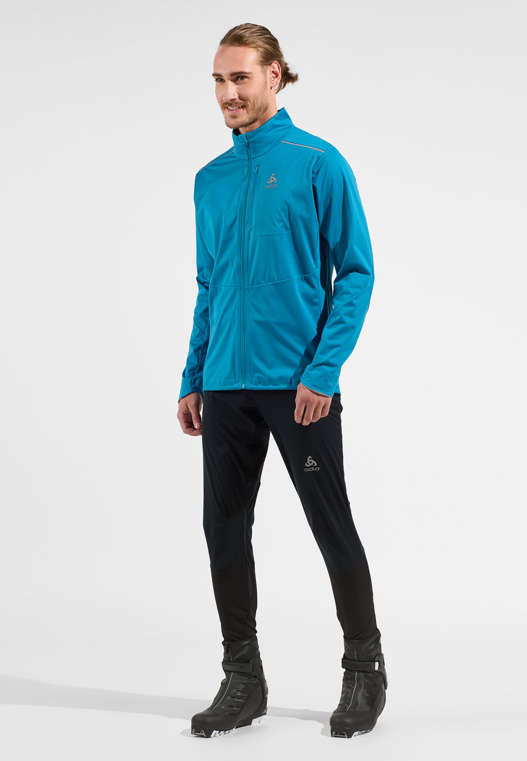 Odlo Langnes Langlaufjacke für Herren - Skilanglauf - blau, L