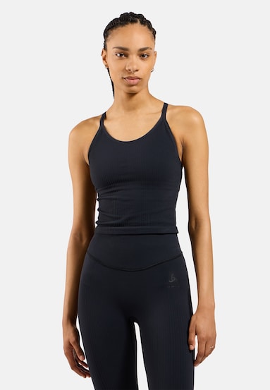 Active 365 2-In-1 Seamless Running Crop Tank